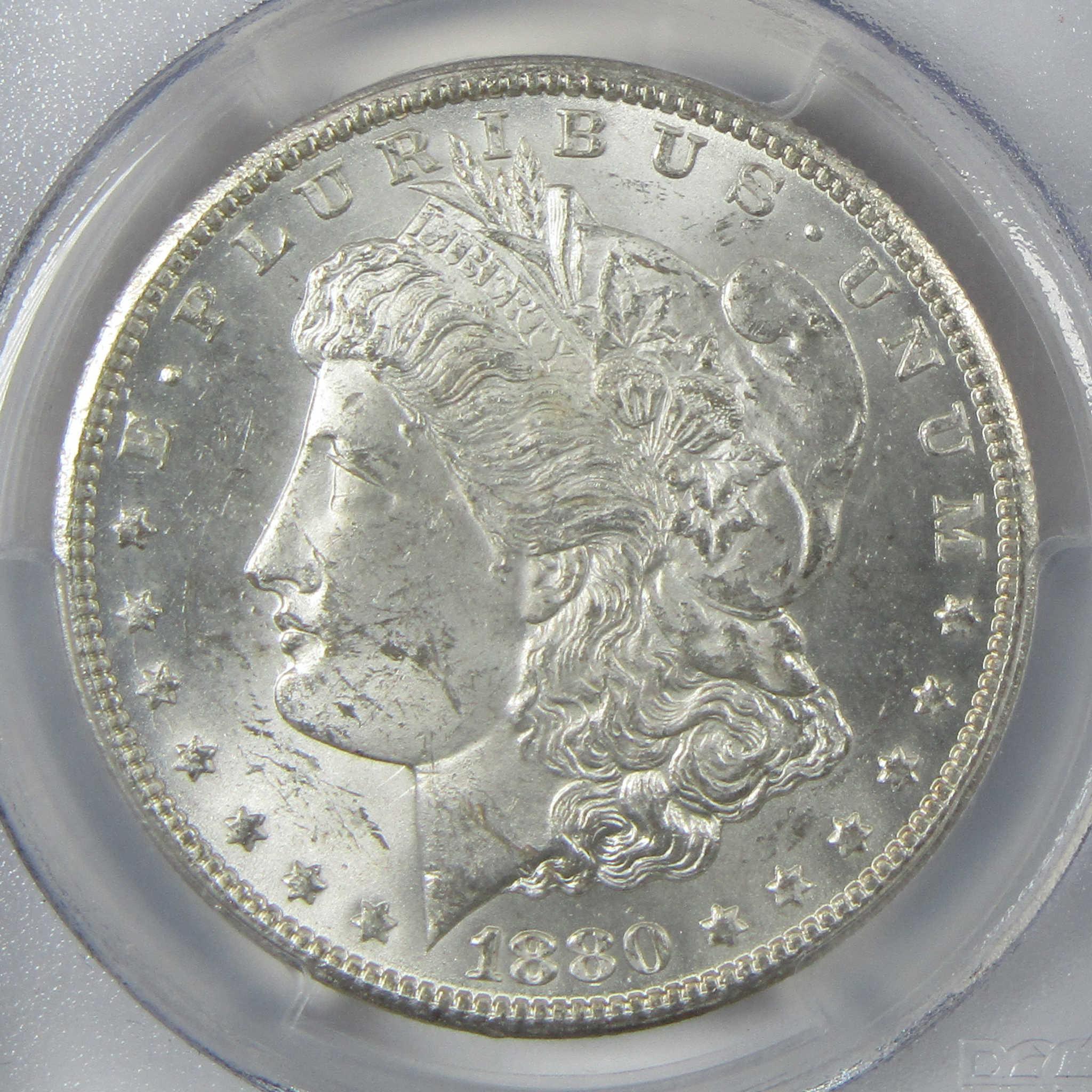 1880 CC Rev 78 Morgan Silver Dollar MS 63 PCGS Uncirculated $1 Coin - Morgan coin - Morgan silver dollar - Morgan silver dollar for sale - Profile Coins & Collectibles