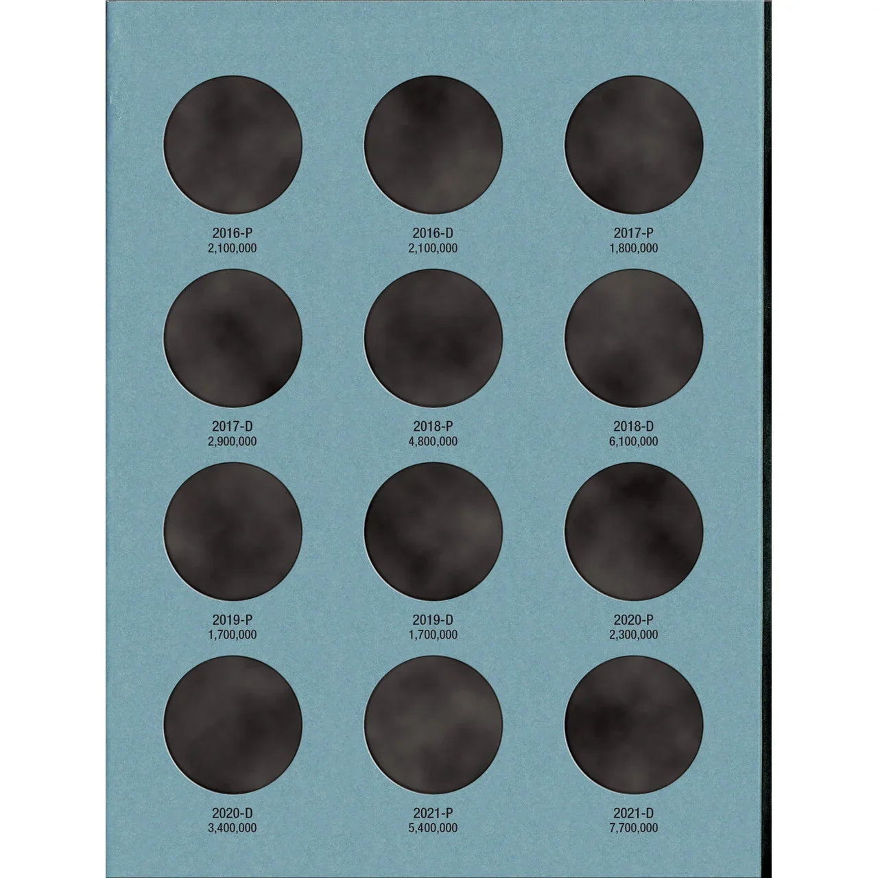 Whitman Kennedy Half Dollar Coin Folder Collection #3 2004-2021