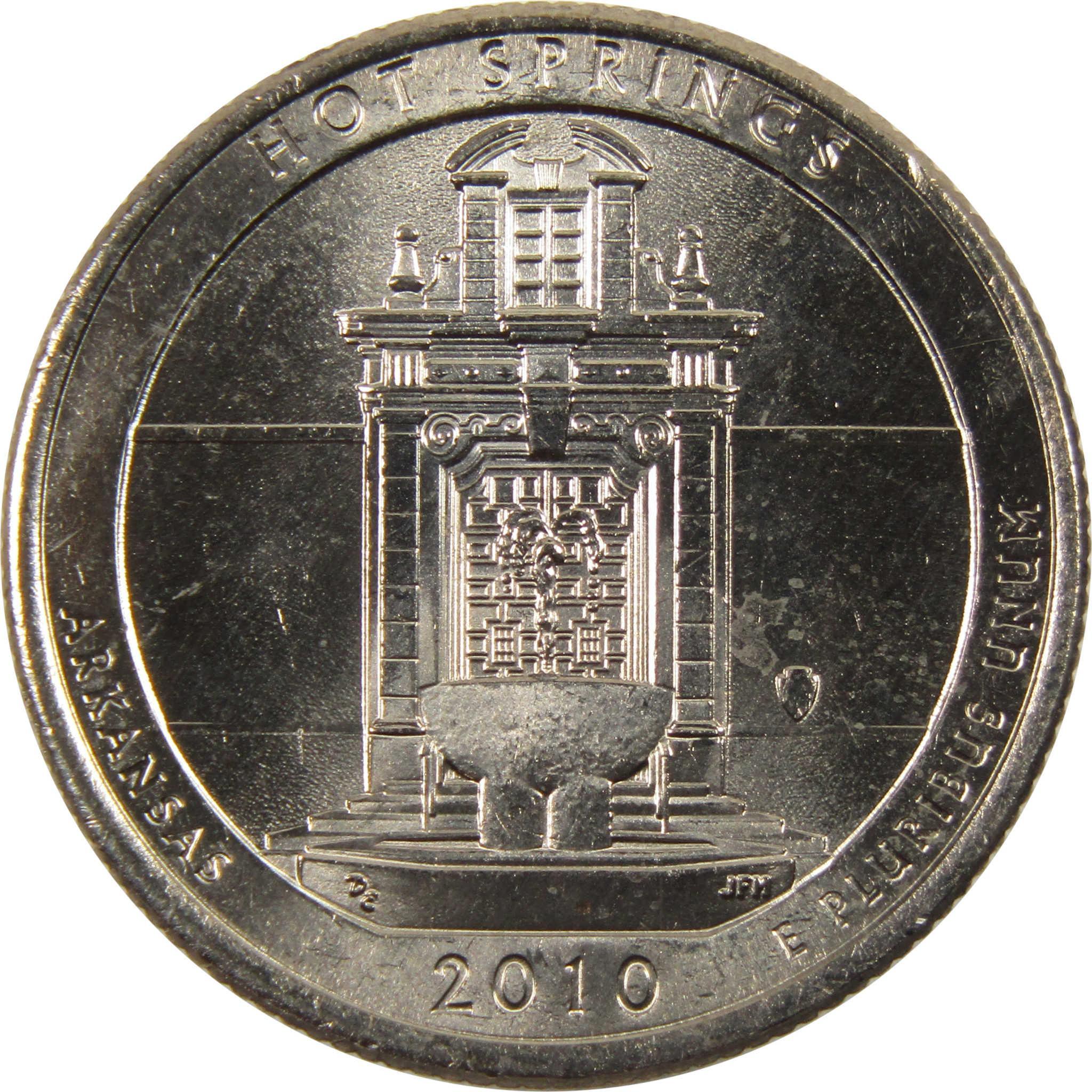 2010 P Hot Springs National Park Quarter BU Uncirculated Clad 25c Coin