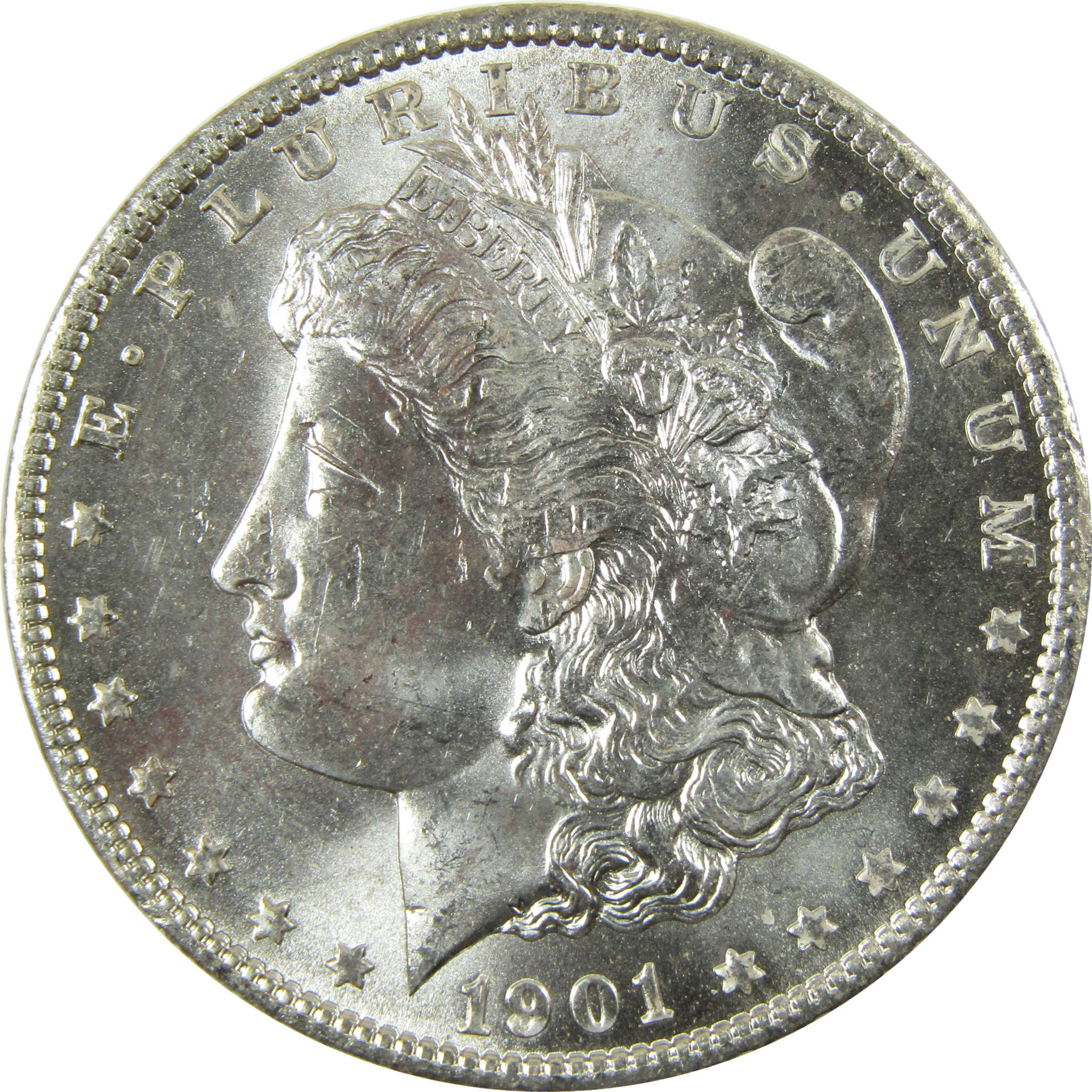 1901 O Morgan Silver Dollar Uncirculated Mint State $1 Coin SKU:I28381