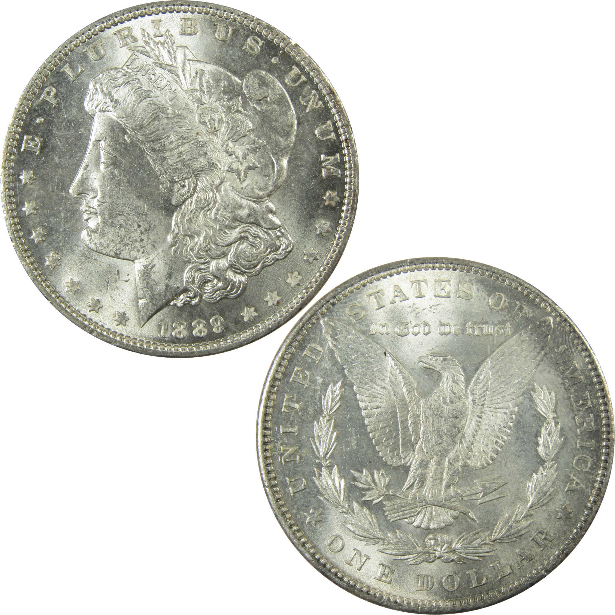 1889 Morgan Silver Dollar Uncirculated Mint State $1 Coin SKU:I27515 - Morgan coin - Morgan silver dollar - Morgan silver dollar for sale - Profile Coins & Collectibles