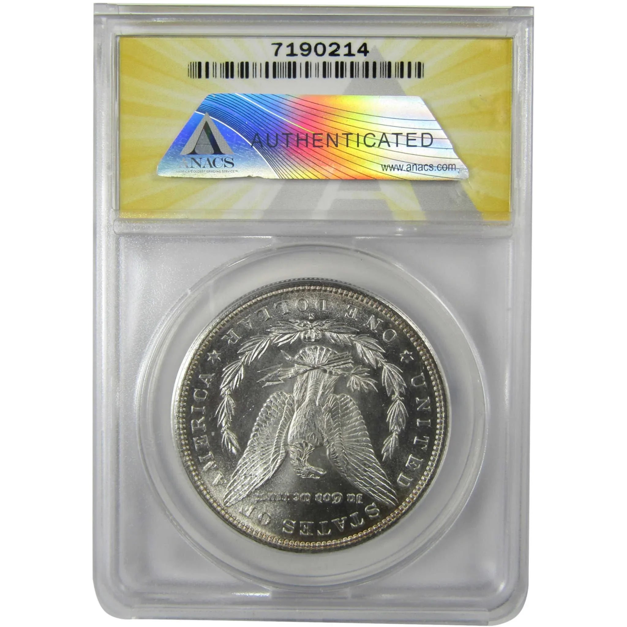 1885 S Morgan Silver Dollar MS 63 ANACS Uncirculated SKU:I25909 - Morgan coin - Morgan silver dollar - Morgan silver dollar for sale - Profile Coins & Collectibles