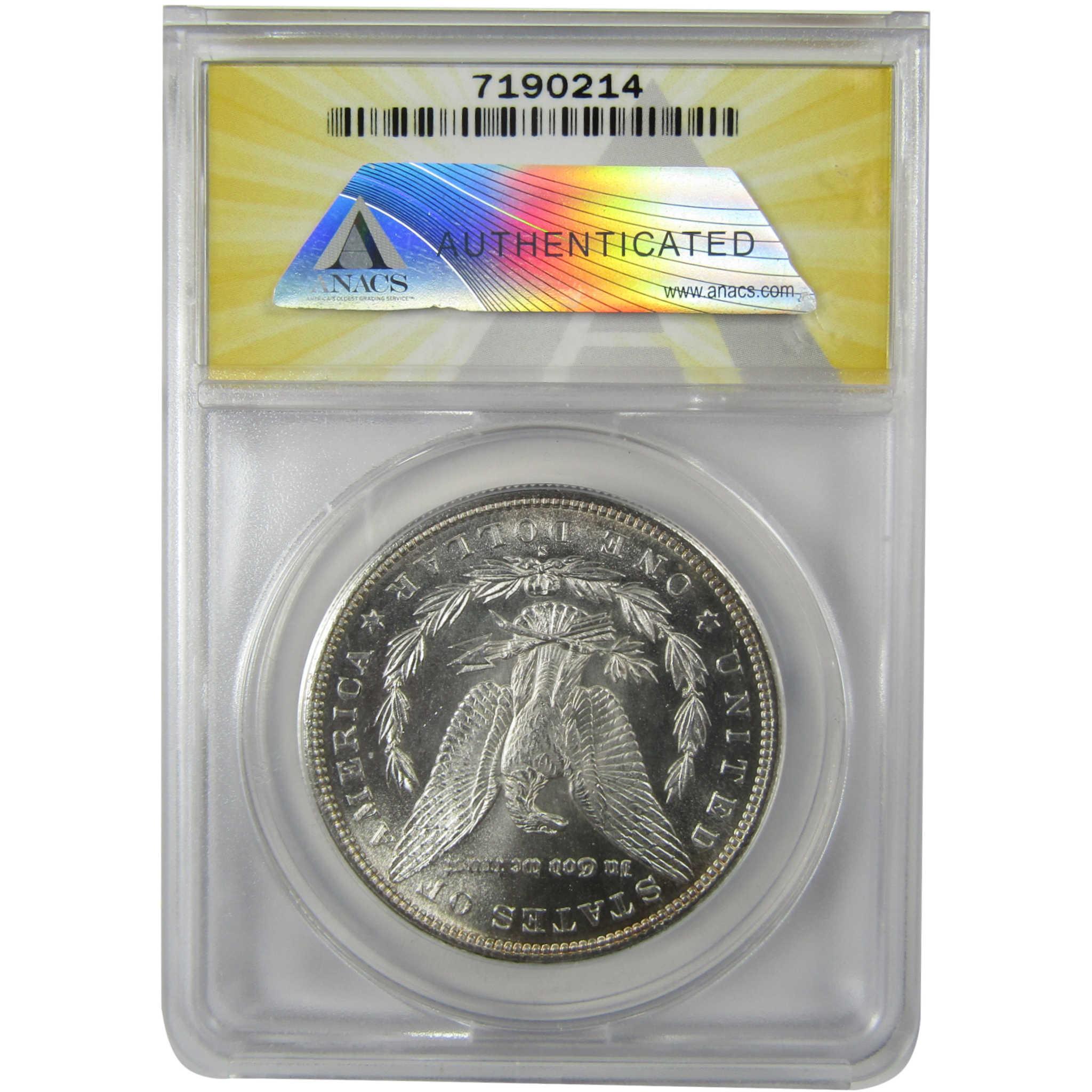 1885 S Morgan Silver Dollar MS 63 ANACS Uncirculated SKU:I25909 - Morgan coin - Morgan silver dollar - Morgan silver dollar for sale - Profile Coins & Collectibles