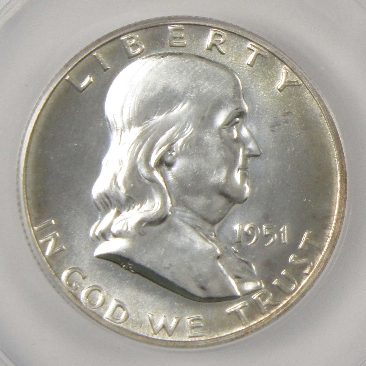 1951 Franklin Silver Half Dollar PF 63 ANACS Proof 50c Coin SKU:I28780