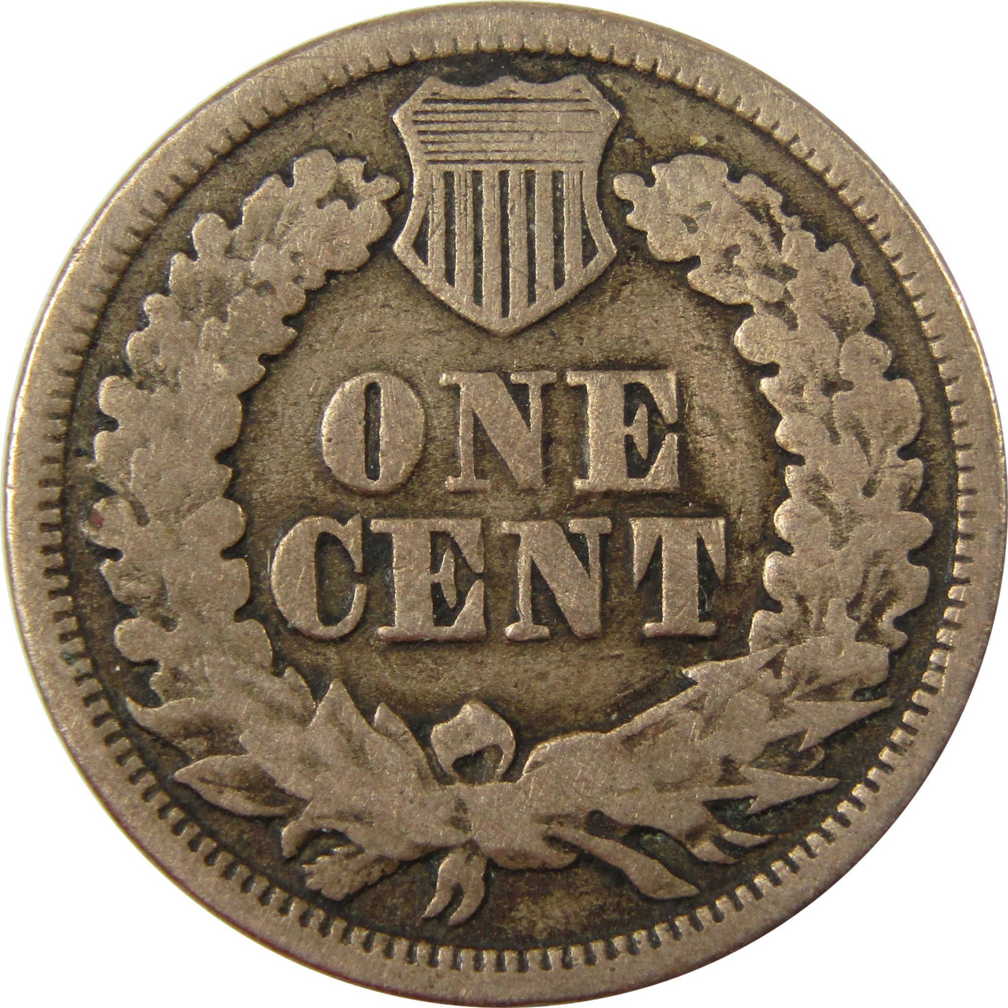 1864 Indian Head Copper-Nickel Cent VG Very Good Details SKU:CP1243