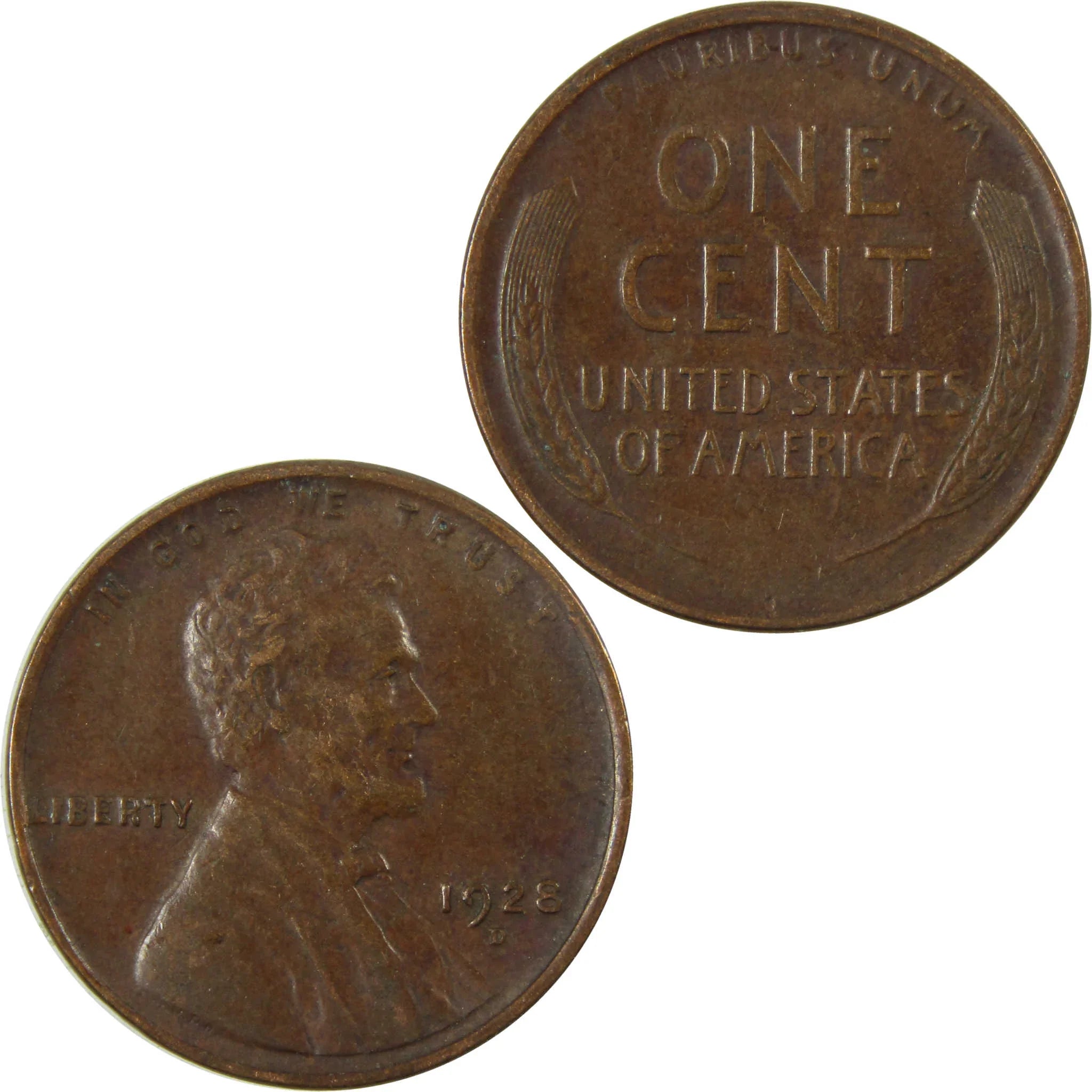 1928 D Lincoln Wheat Cent VF Very Fine Penny 1c Coin SKU:I27585