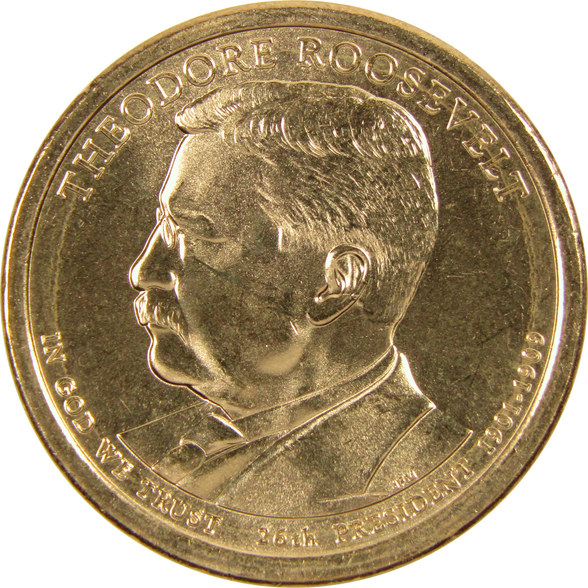 2013 D Theodore Roosevelt Presidential Dollar BU Uncirculated $1 Coin