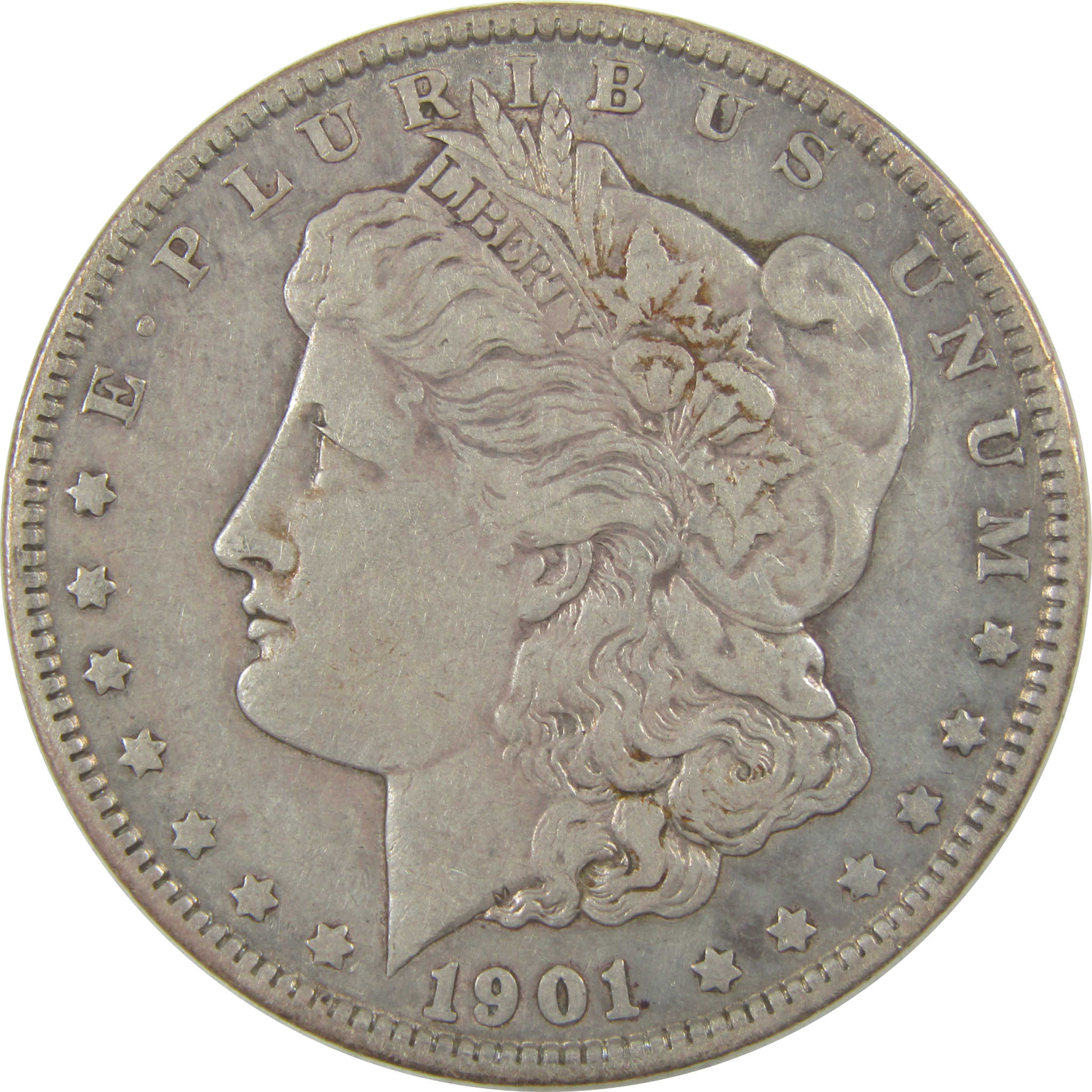 1901 Morgan Dollar VF Very Fine Silver $1 Coin SKU:I22453 - Morgan coin - Morgan silver dollar - Morgan silver dollar for sale - Profile Coins & Collectibles
