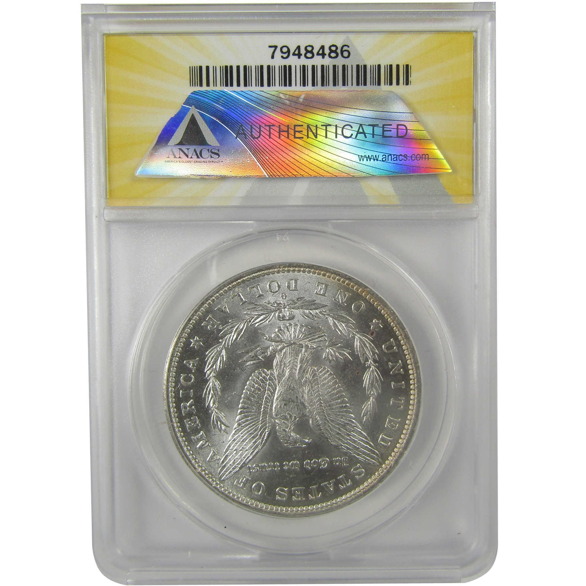 1882 O/S VAM-4 Recessed Top 100 Morgan Dollar MS 62 ANACS SKU:I21943 - Morgan coin - Morgan silver dollar - Morgan silver dollar for sale - Profile Coins & Collectibles