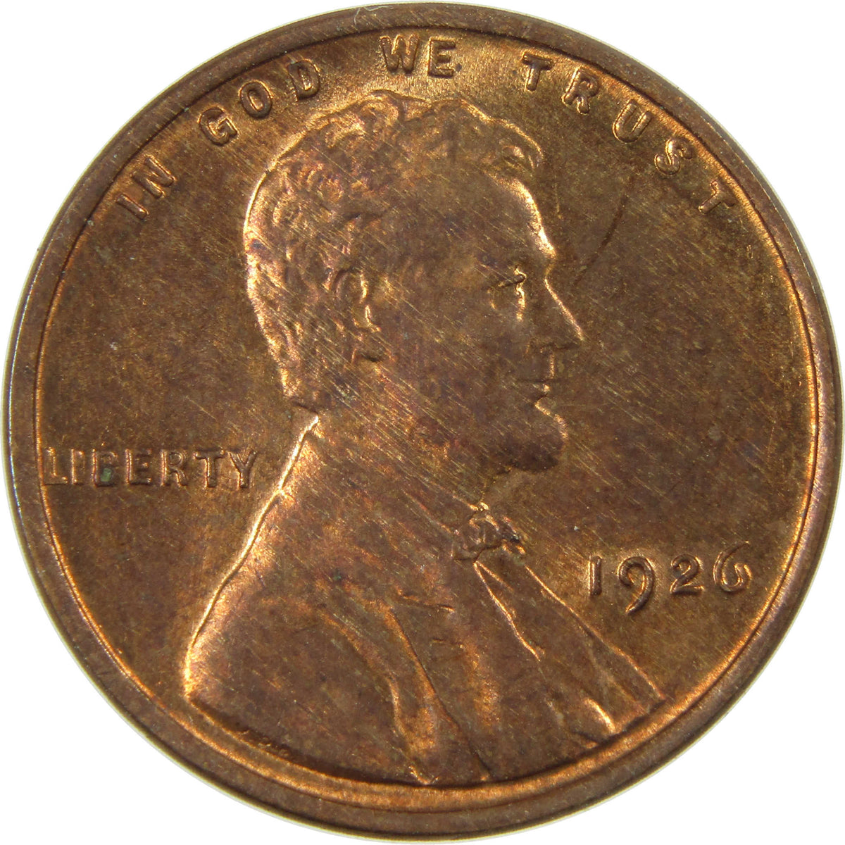 1926 Lincoln Wheat Cent Uncirculated Penny 1c Coin SKU:I28258