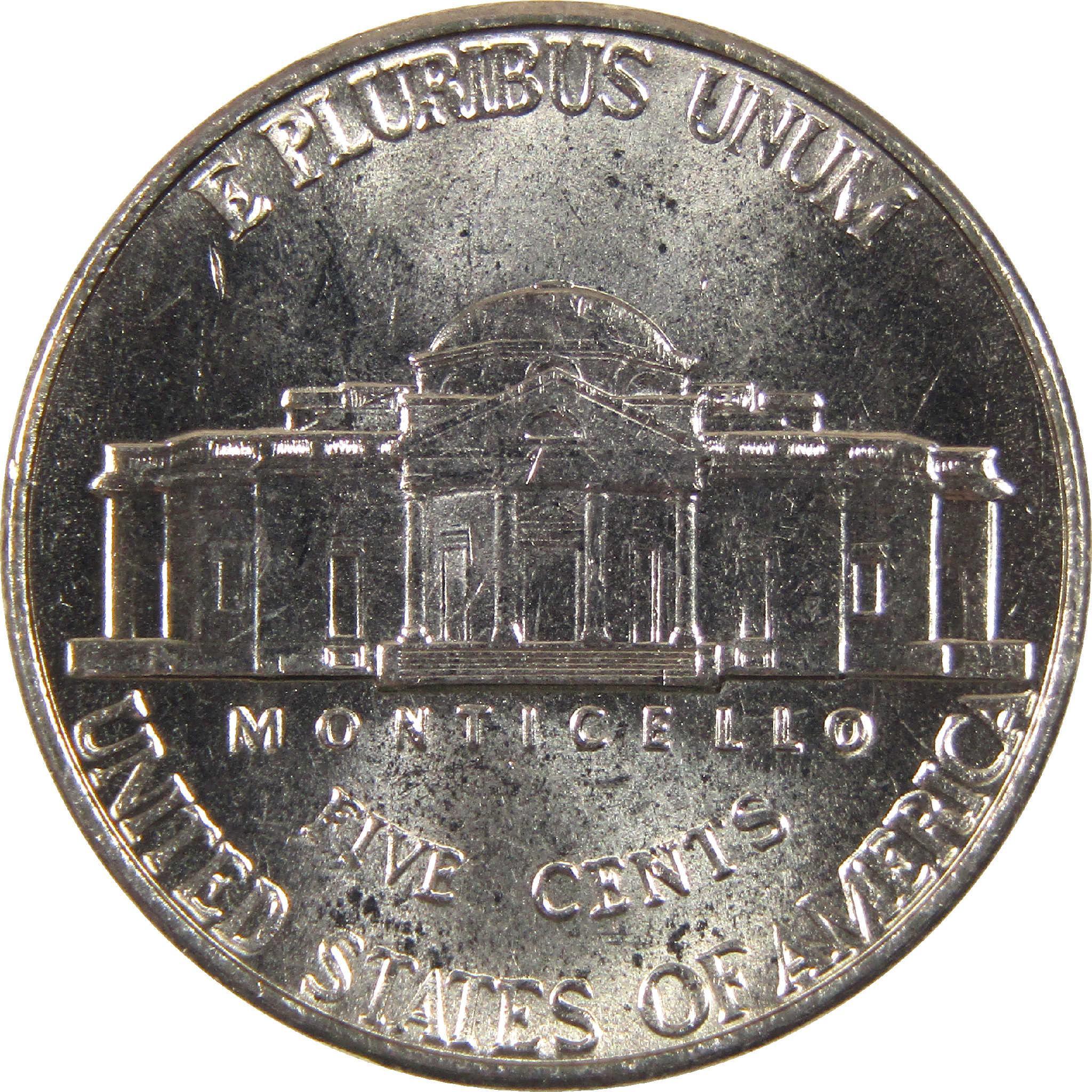 2001 D Jefferson Nickel BU Uncirculated 5c Coin