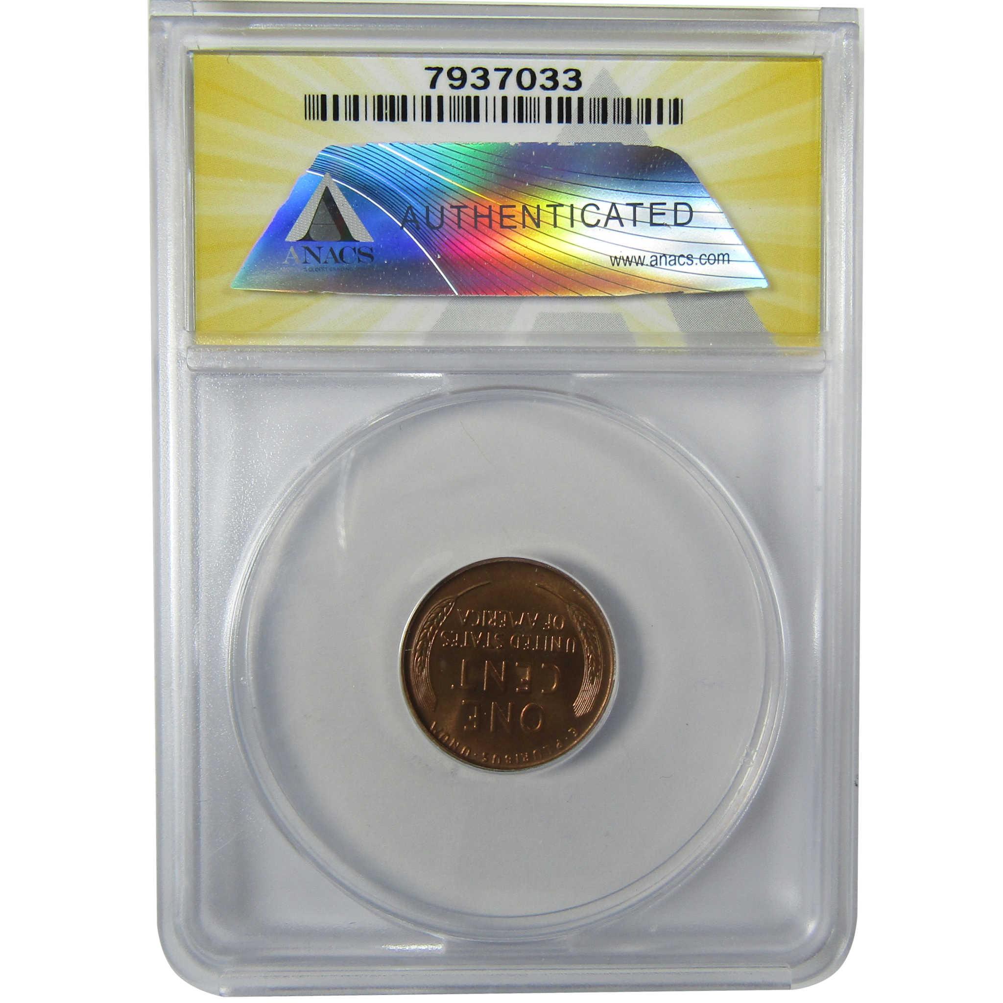 1941 D Lincoln Wheat Cent MS 66 RB ANACS Penny Uncirculated SKU:I27937
