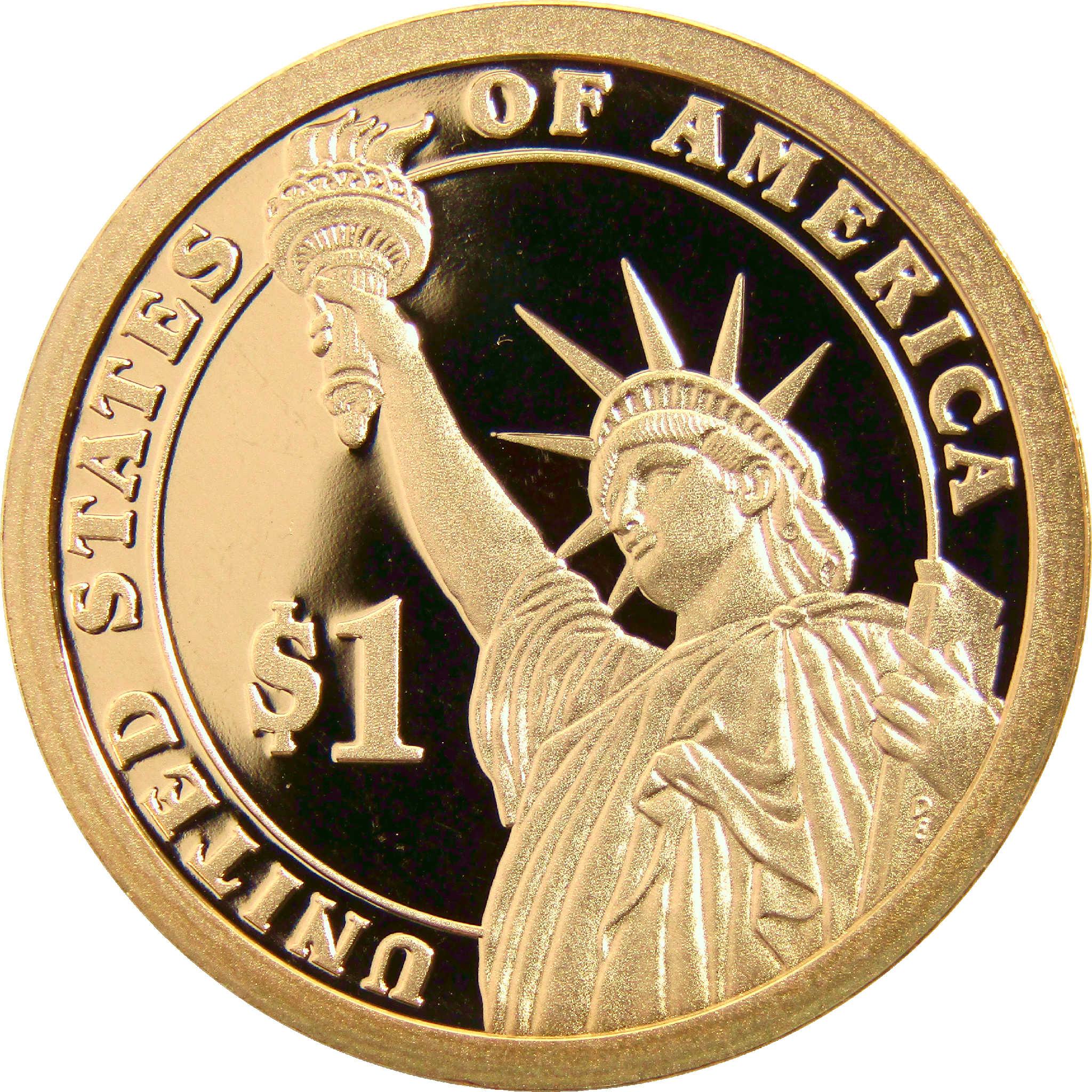 2015 S Dwight D Eisenhower Presidential Dollar Choice Proof $1 Coin