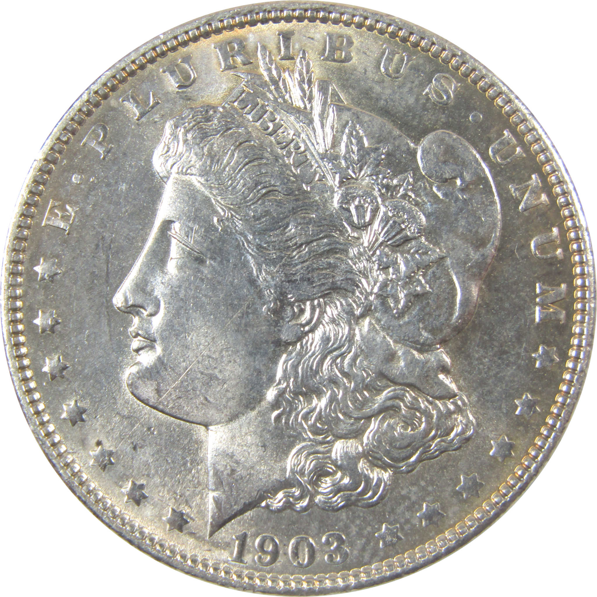 1903 Morgan Silver Dollar Uncirculated Mint State $1 Coin SKU:I24654
