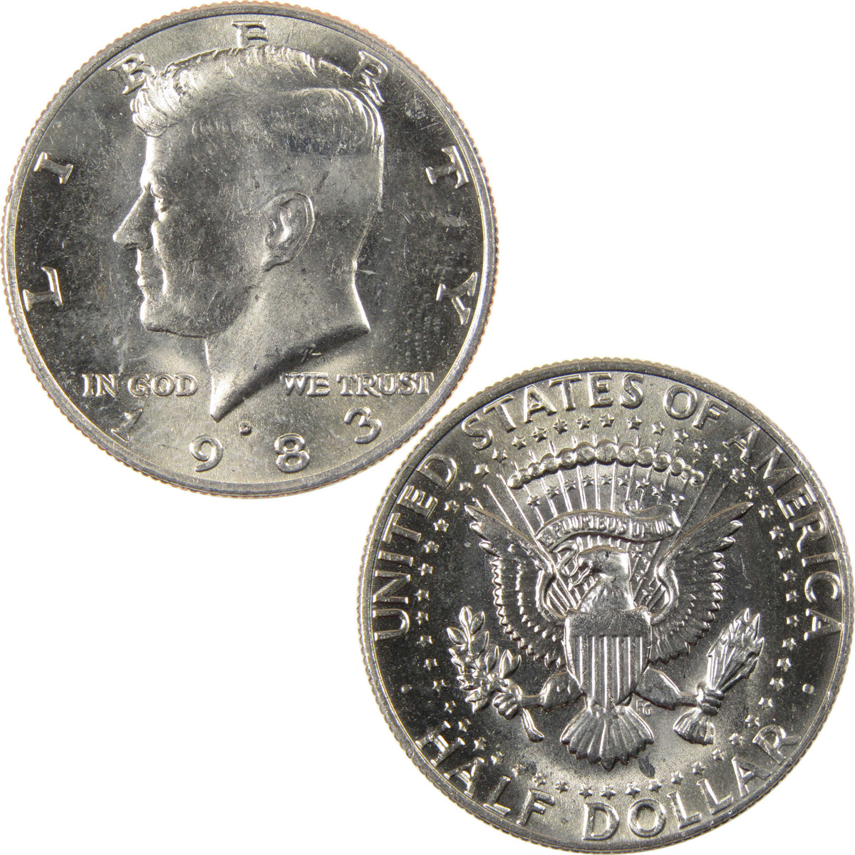 1983 D Kennedy Half Dollar Clad Uncirculated Mint State 50c Coin
