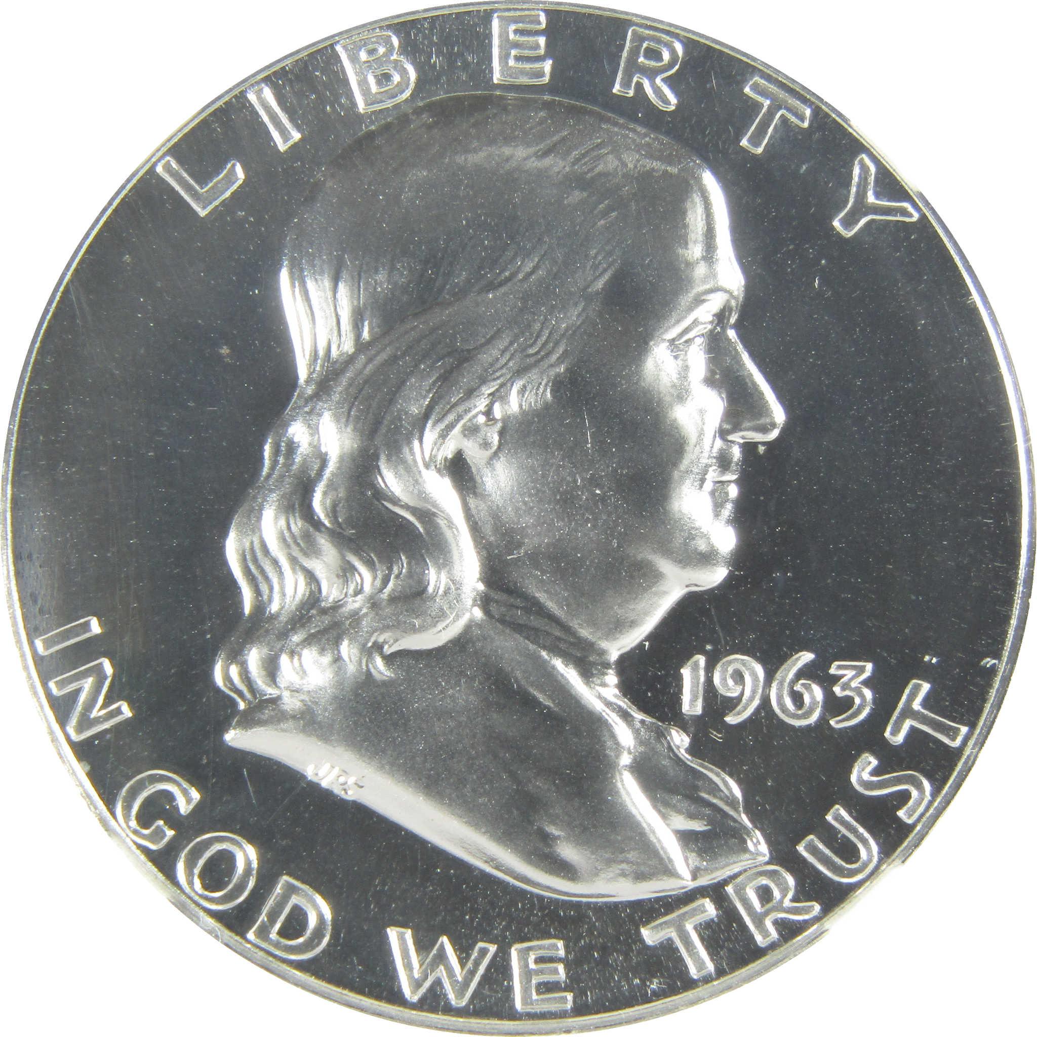 1963 Franklin Silver Half Dollar PF 69 NGC Proof 50c Coin SKU:I27389