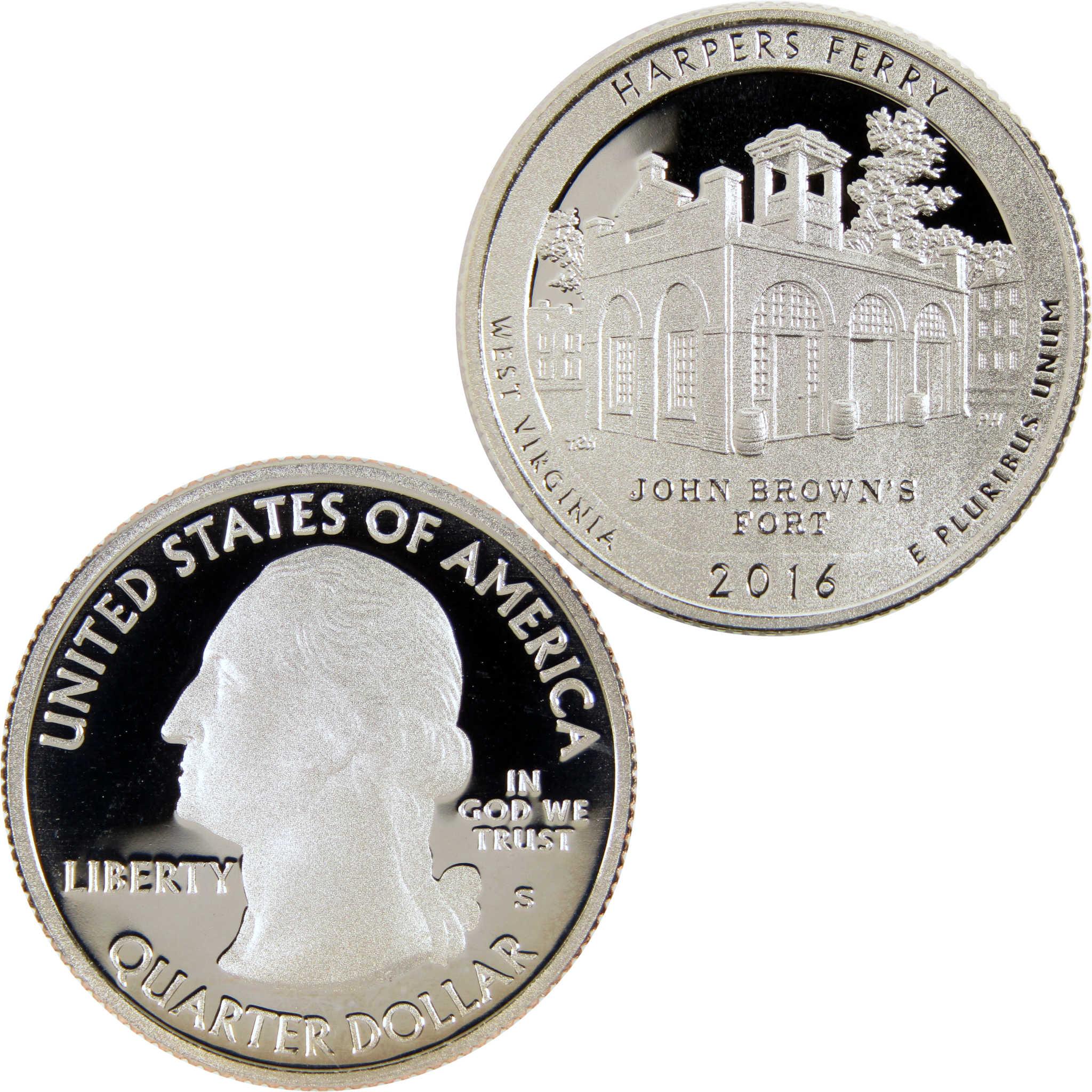 2016 West Virginia Harpers Ferry John Brown’s Fort collectible quarter dollar coin