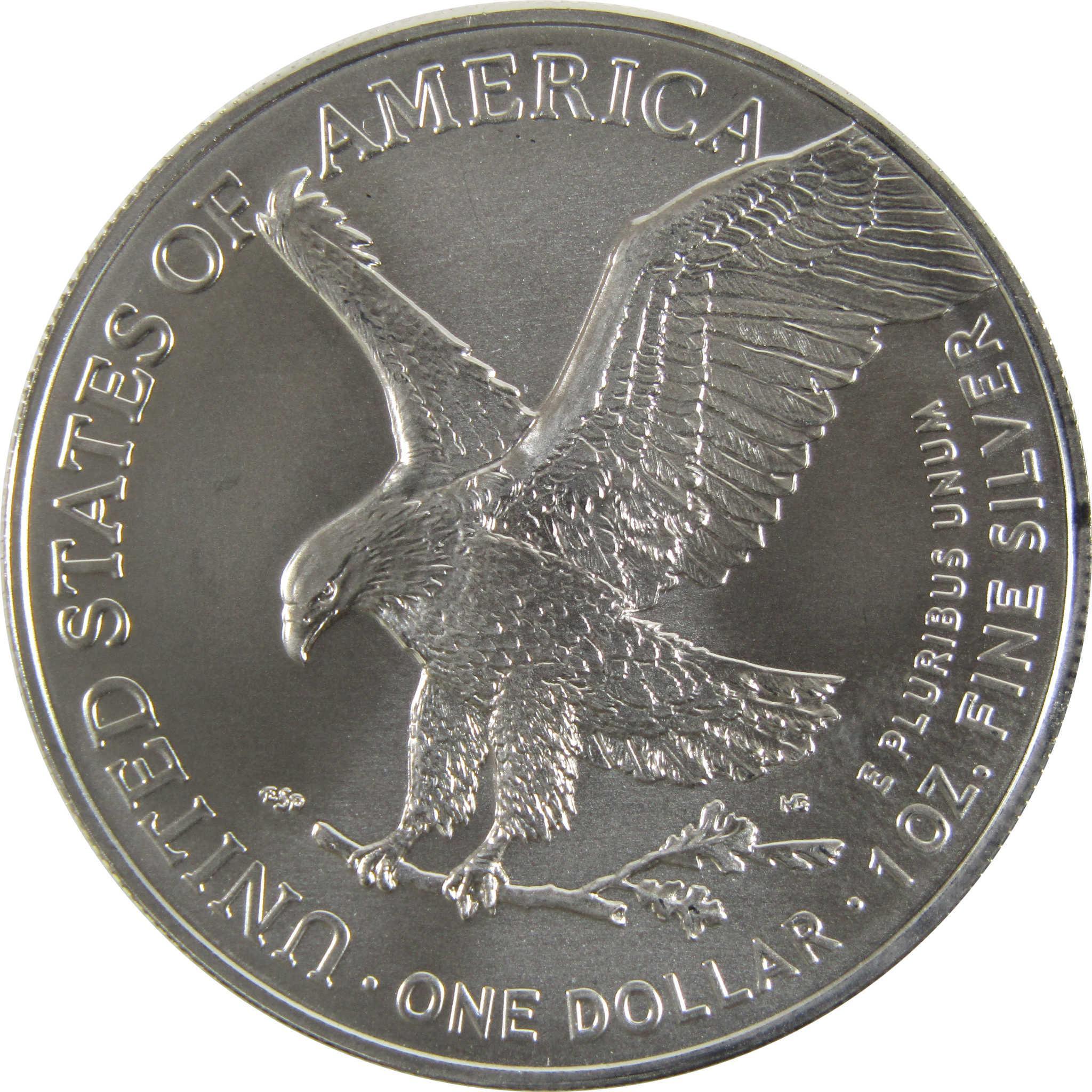 2023 American Eagle BU Uncirculated 1 oz .999 Silver Bullion $1 Coin