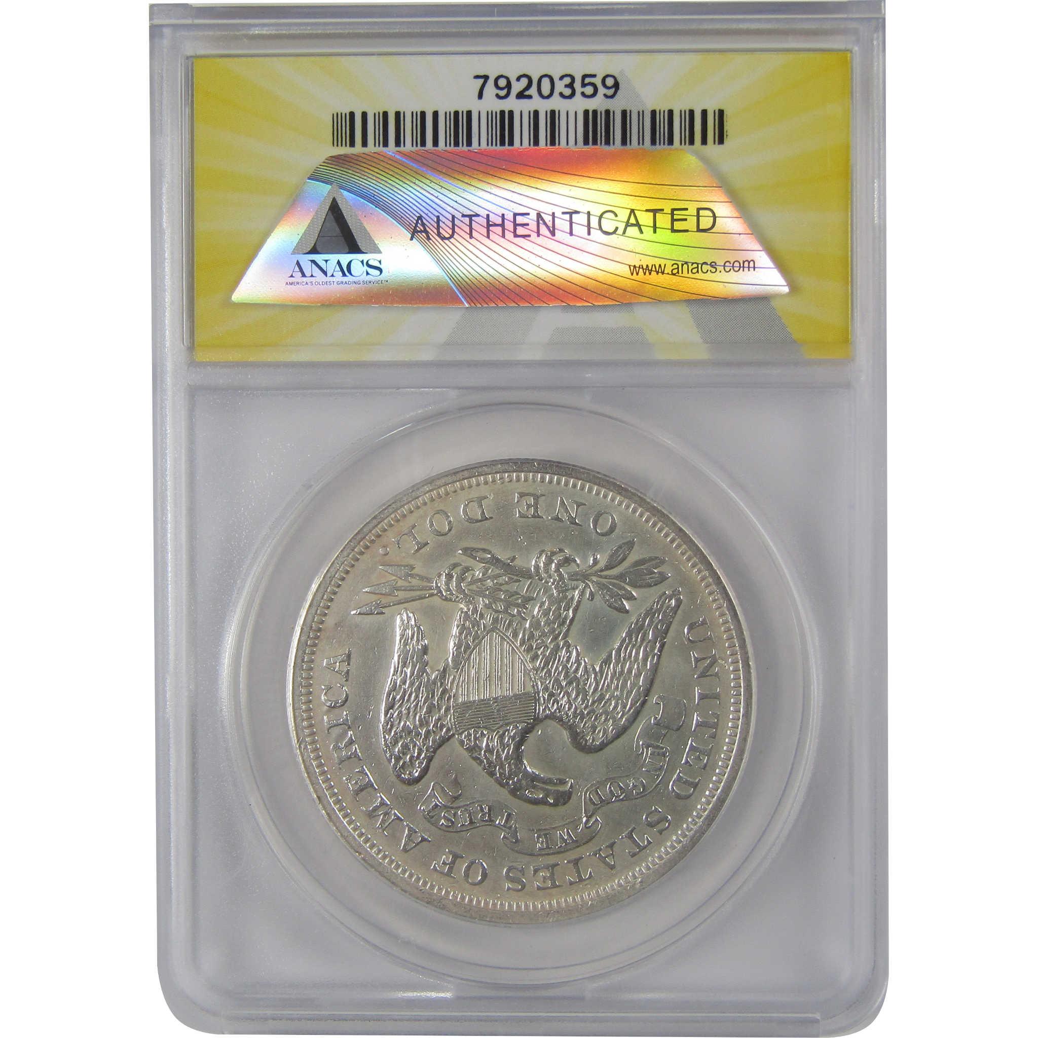 1871 Seated Liberty Dollar AU 50 Details ANACS Silver SKU:CP139