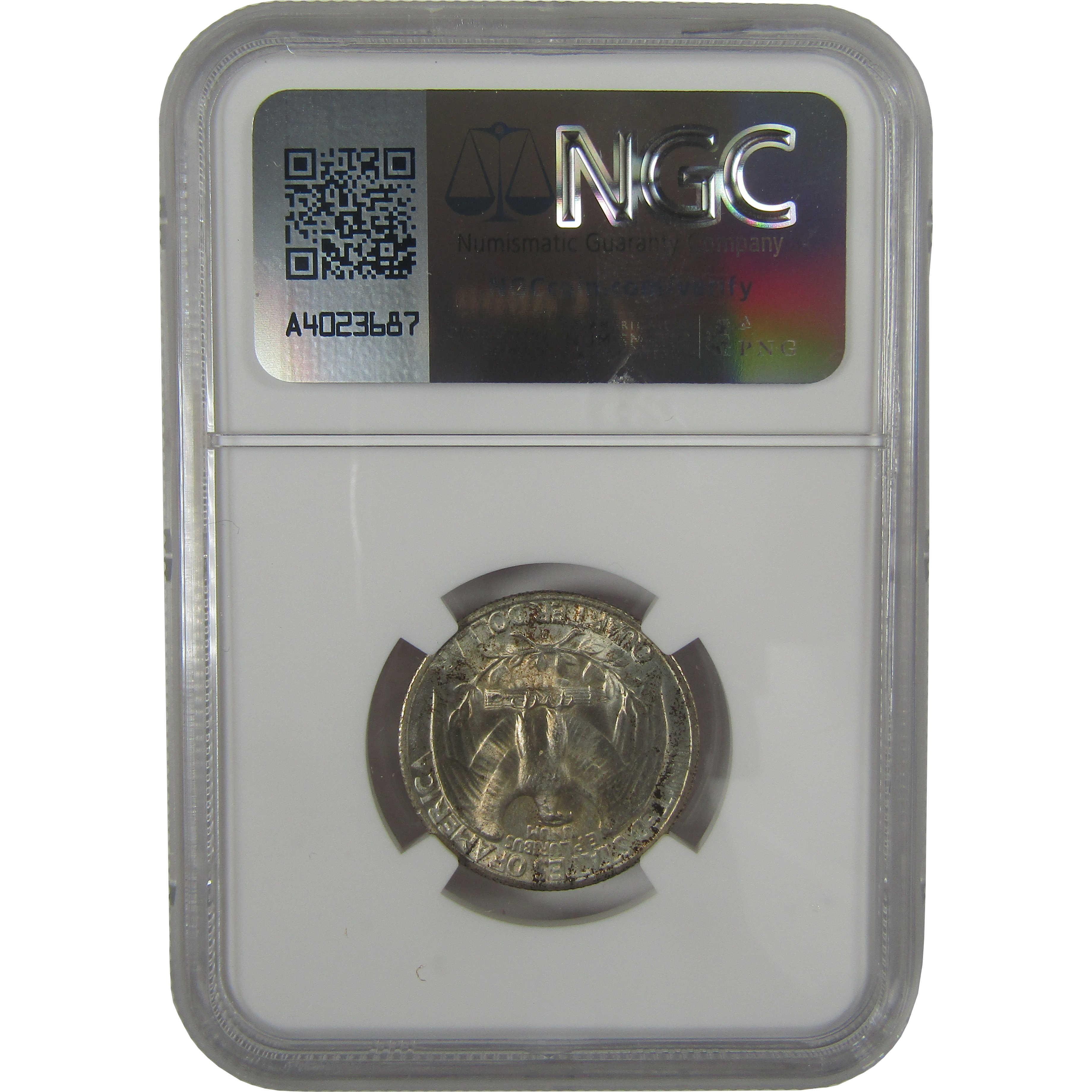 1946 S Washington Quarter MS 66 NGC Original Bag Fragment SKU:I22615