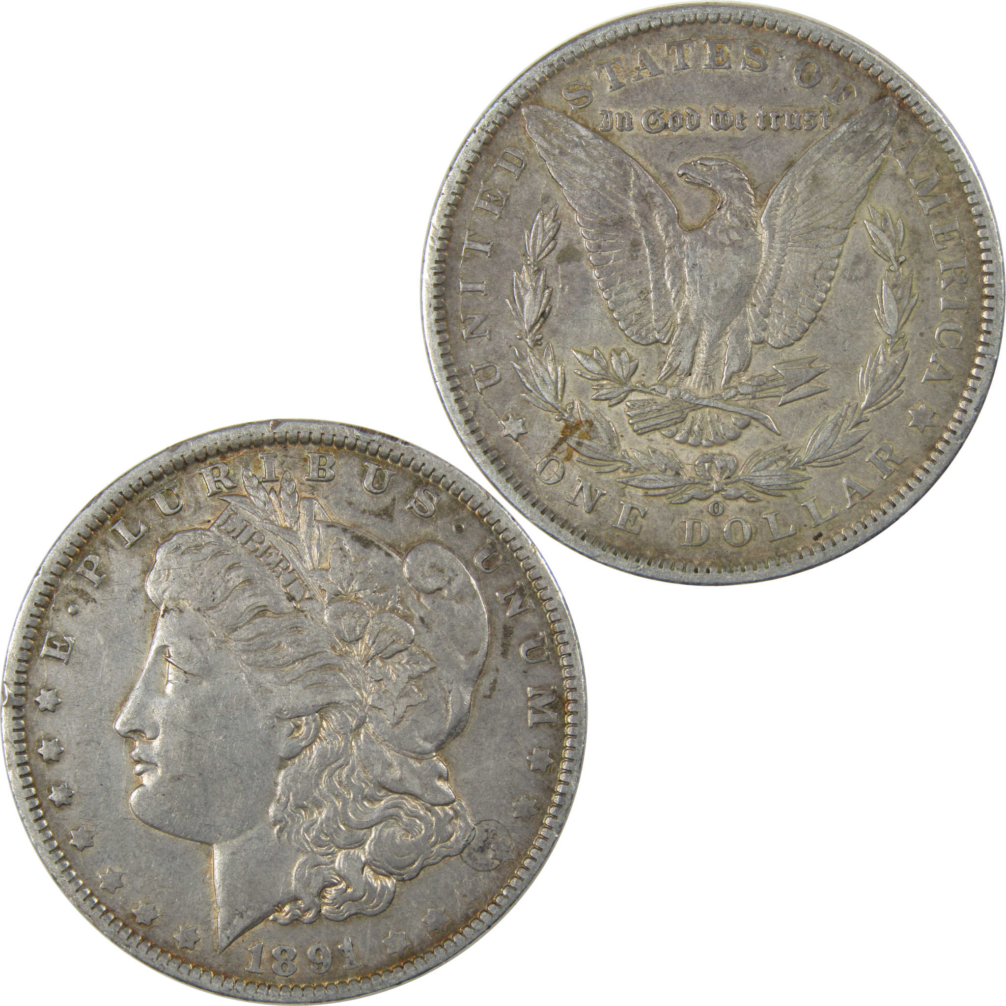 1891 O Morgan Dollar XF EF Extremely Fine Details Silver SKU:I23454