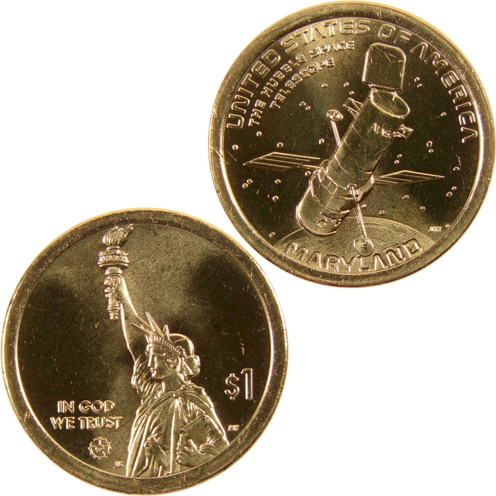 2020 D Hubble Space Telescope American Innovation Dollar Uncirculated