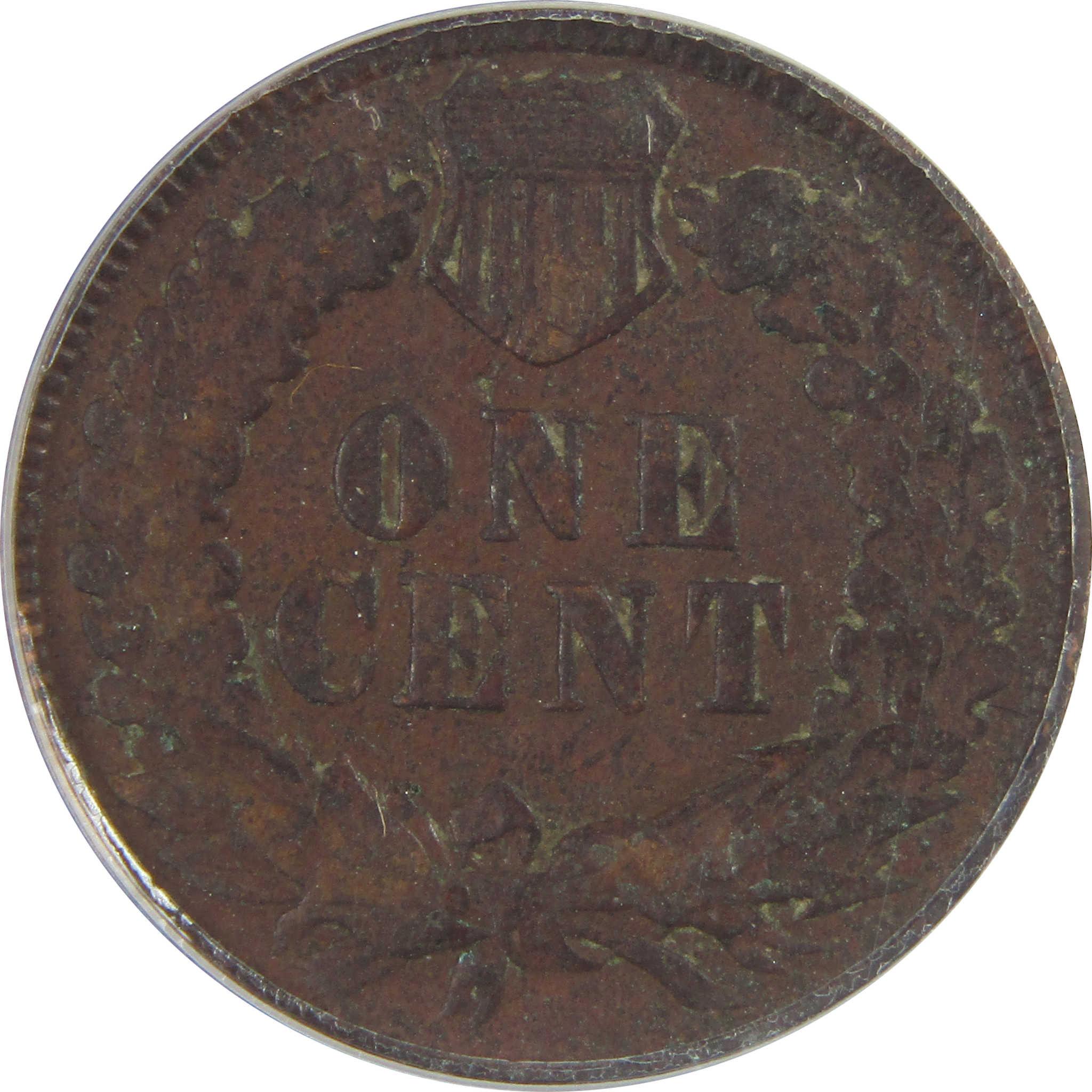 1875 Indian Head Cent VF 25 Details ANACS Penny 1c Coin SKU:I22277
