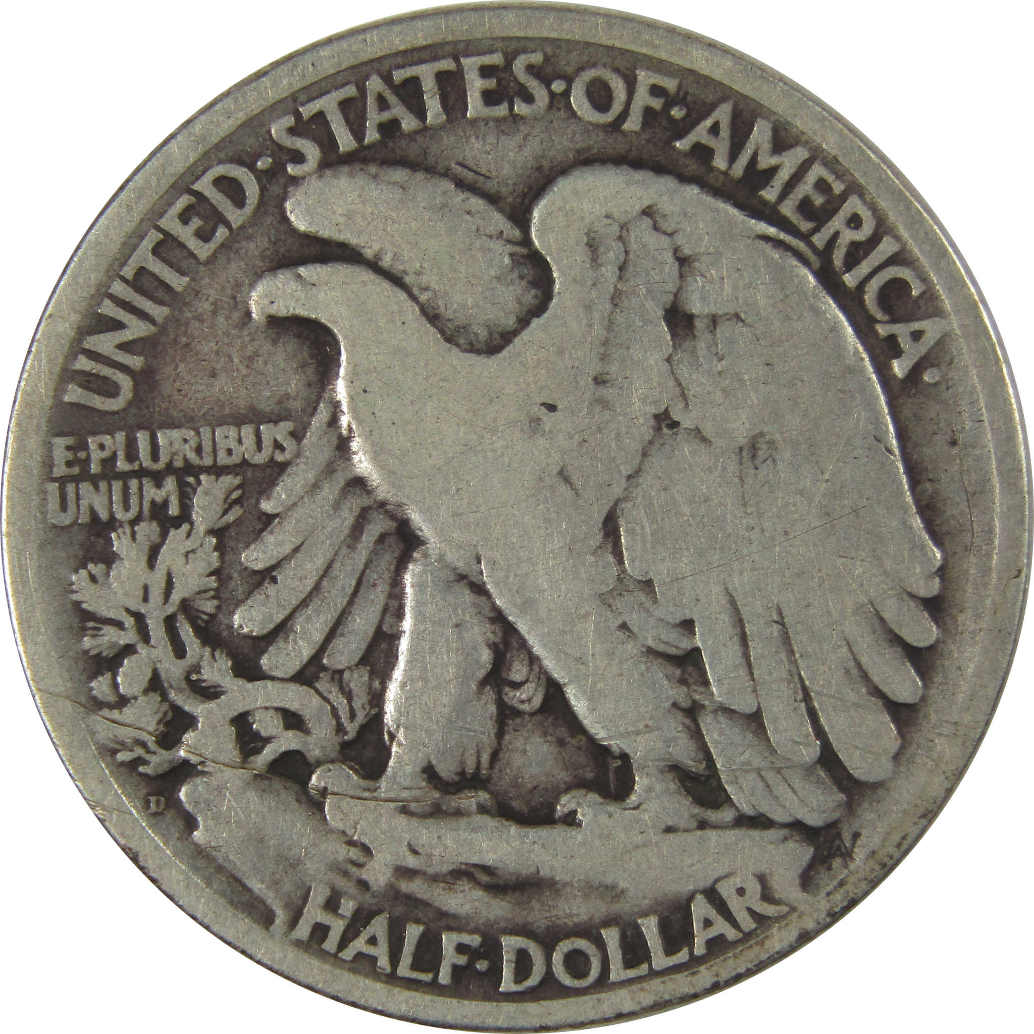 1921 D Liberty Walking Half Dollar VG Very Good Silver SKU:I23068