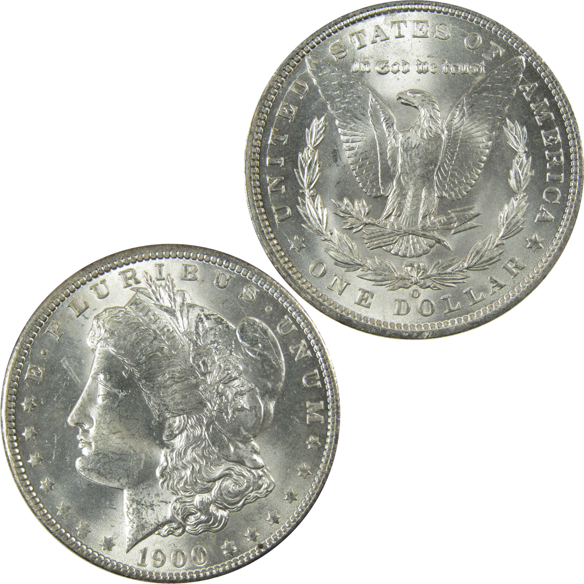 1900 O Morgan Silver Dollar Uncirculated Mint State $1 Coin SKU:I27781