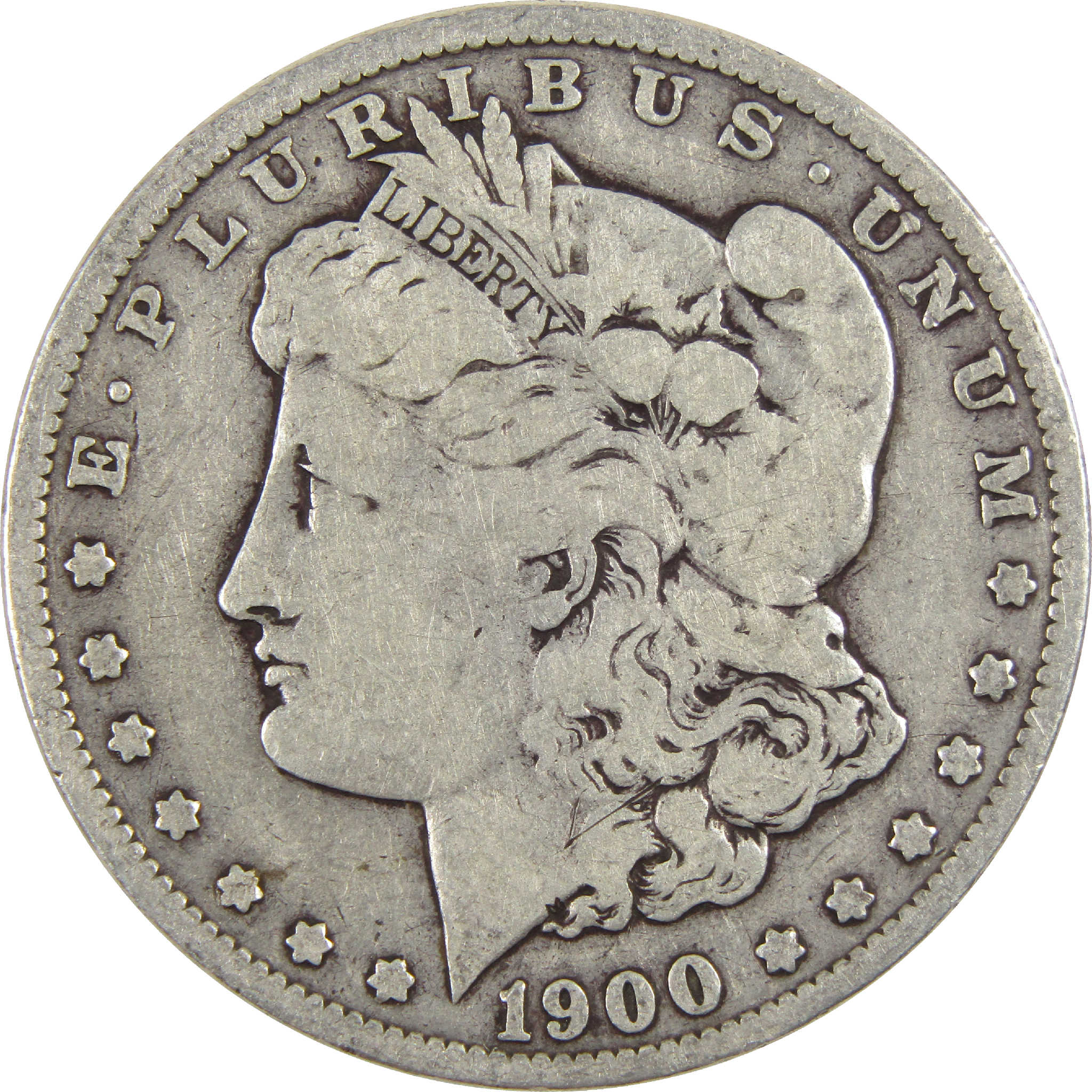 1900 Morgan Dollar VG Very Good Silver $1 Coin - Morgan coin - Morgan silver dollar - Morgan silver dollar for sale - Profile Coins & Collectibles