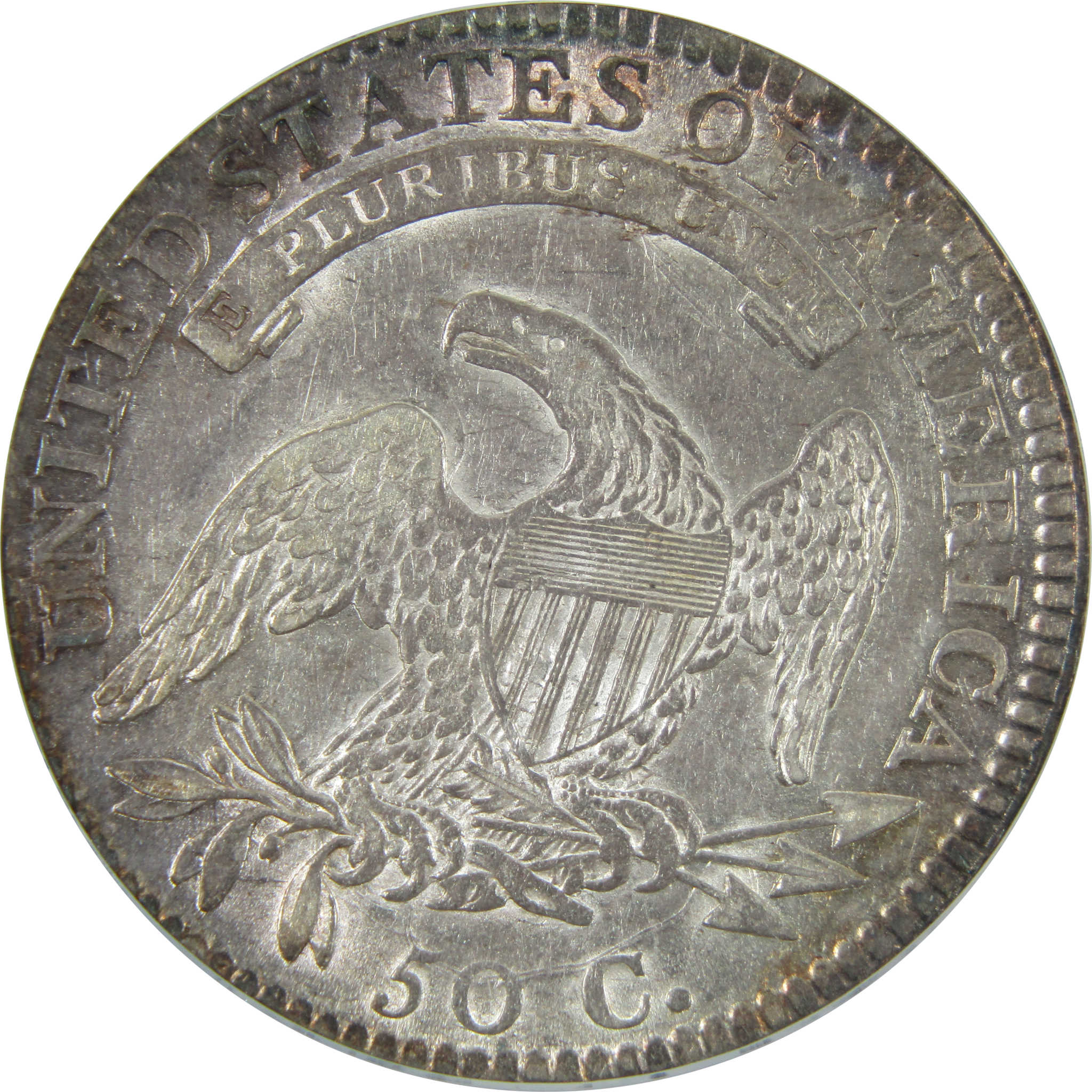 1813 Capped Bust Half Dollar AU 53 ANACS Silver 50c Coin SKU:I14423