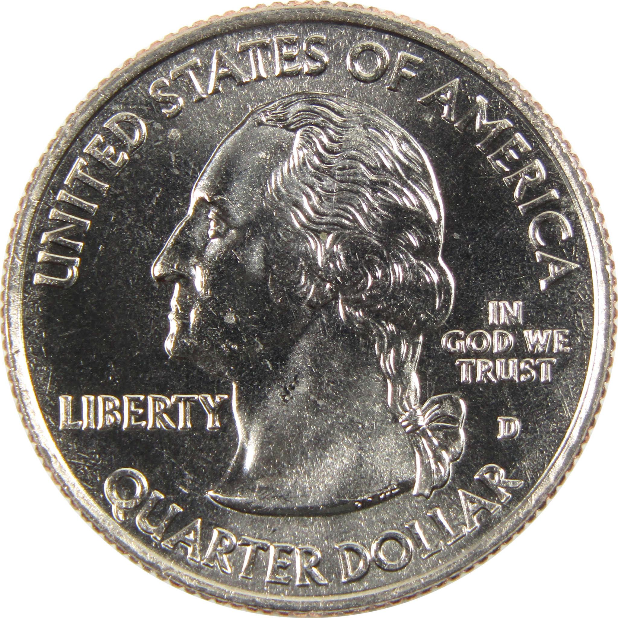 2009 D District of Columbia Territories Quarter Uncirculated Clad 25c