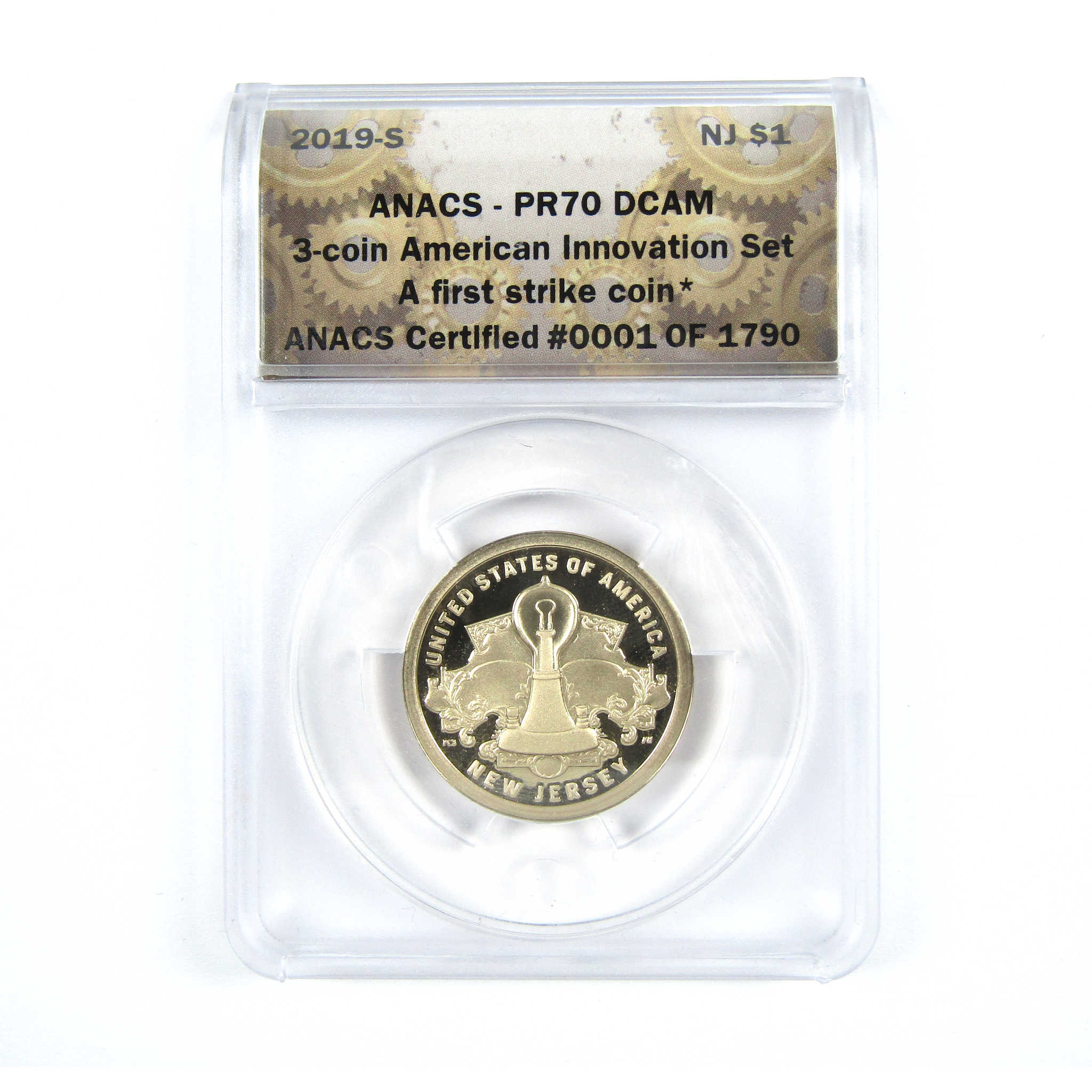 2019 PDS Light Bulb American Innovation Dollar Set ANACS SKU:CPC6116