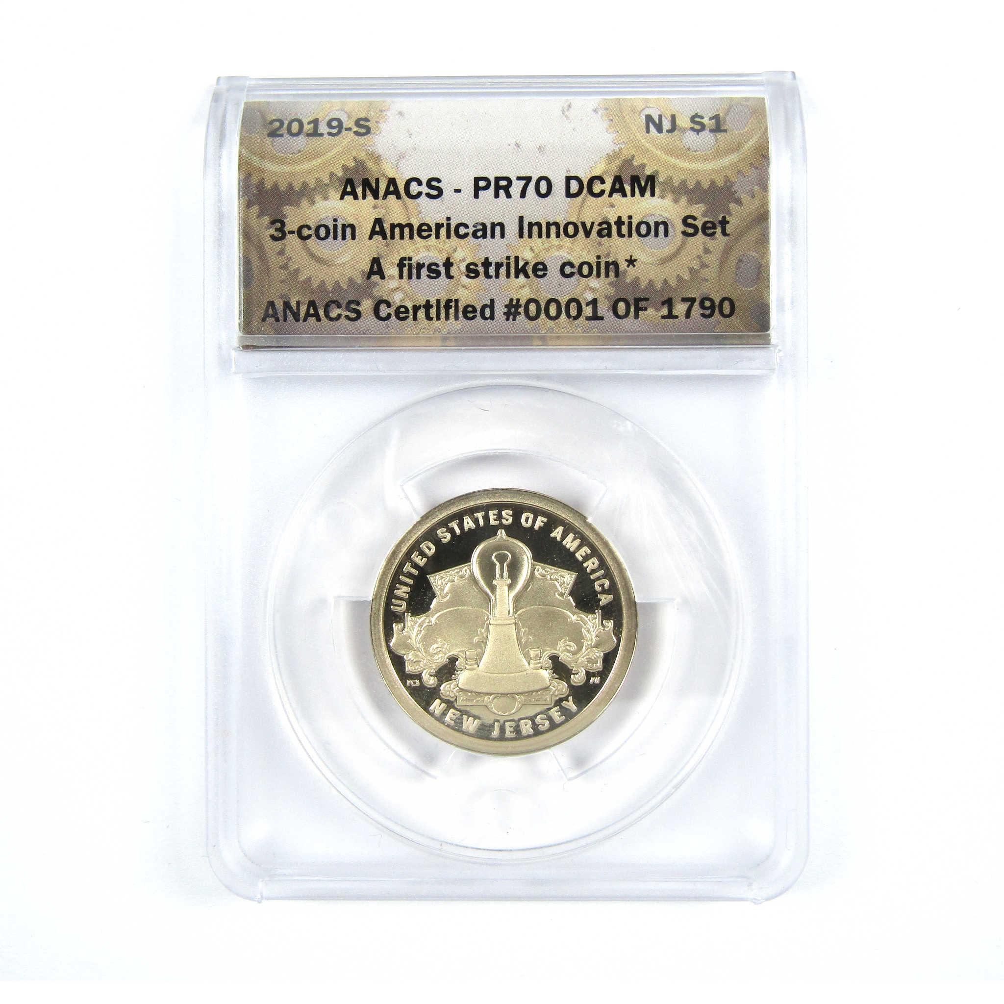 2019 PDS Light Bulb American Innovation Dollar Set ANACS SKU:CPC6116