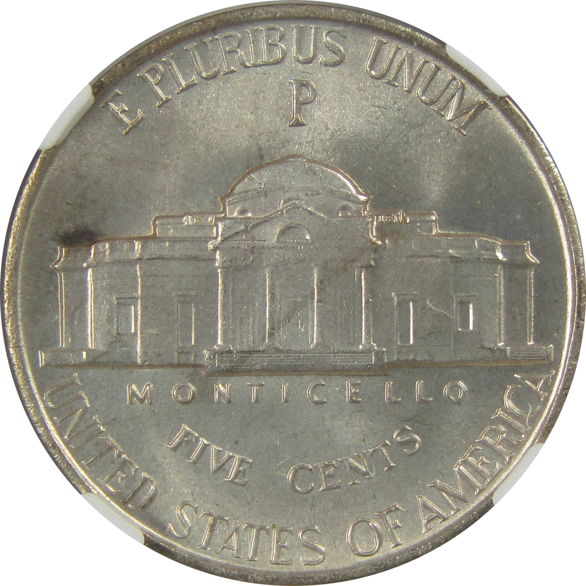 1943 P Jefferson Nickel MS 66 NGC Silver Bag Fragment SKU:I20308