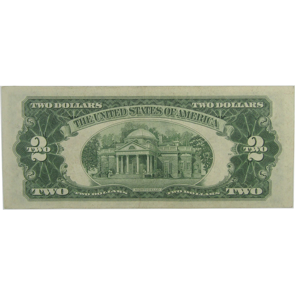 1953 B $2 Legal Tender Note Very Fine Serial Block Starts w/ Five 6's
