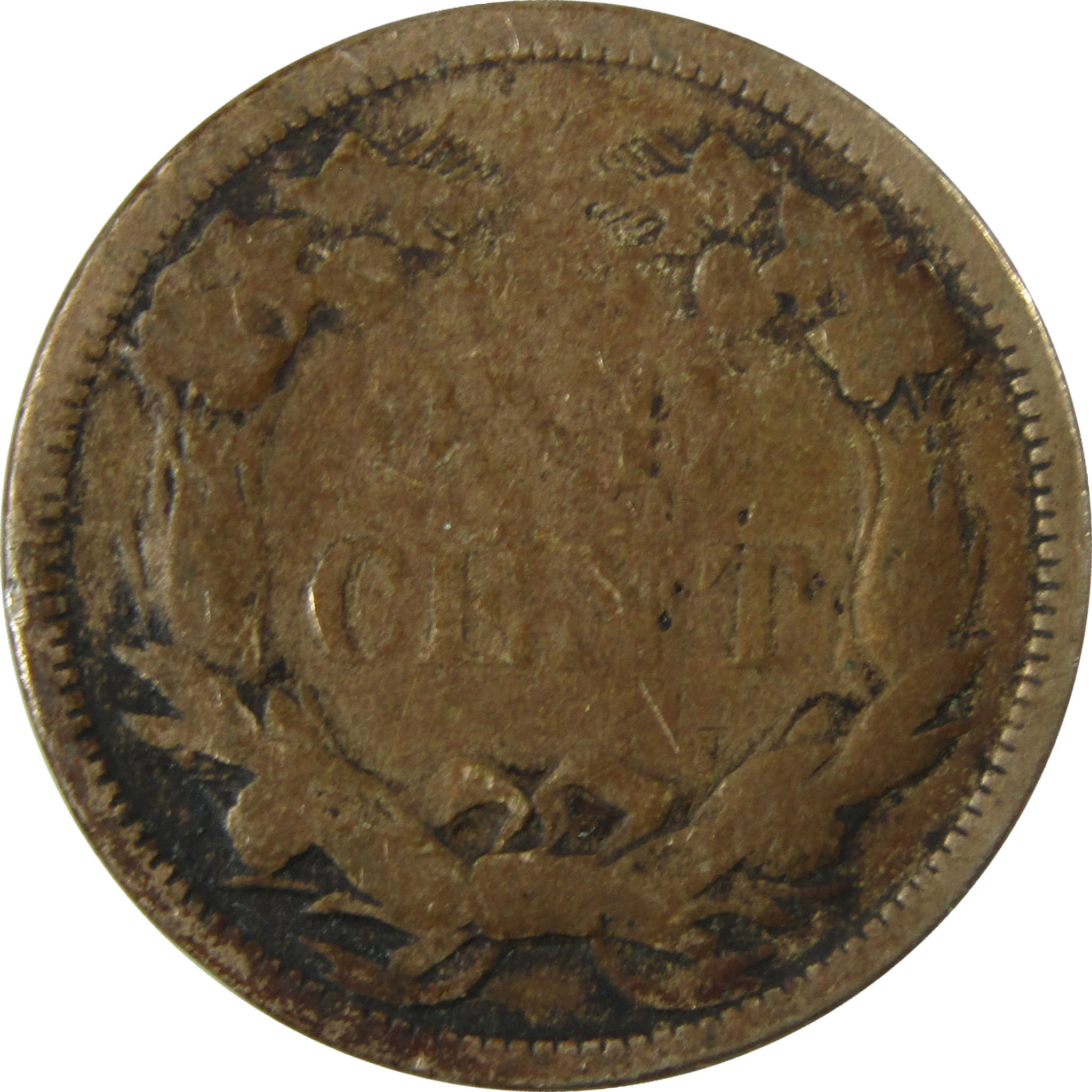 1858 Small Letters Flying Eagle Cent G Good Details SKU:I26971