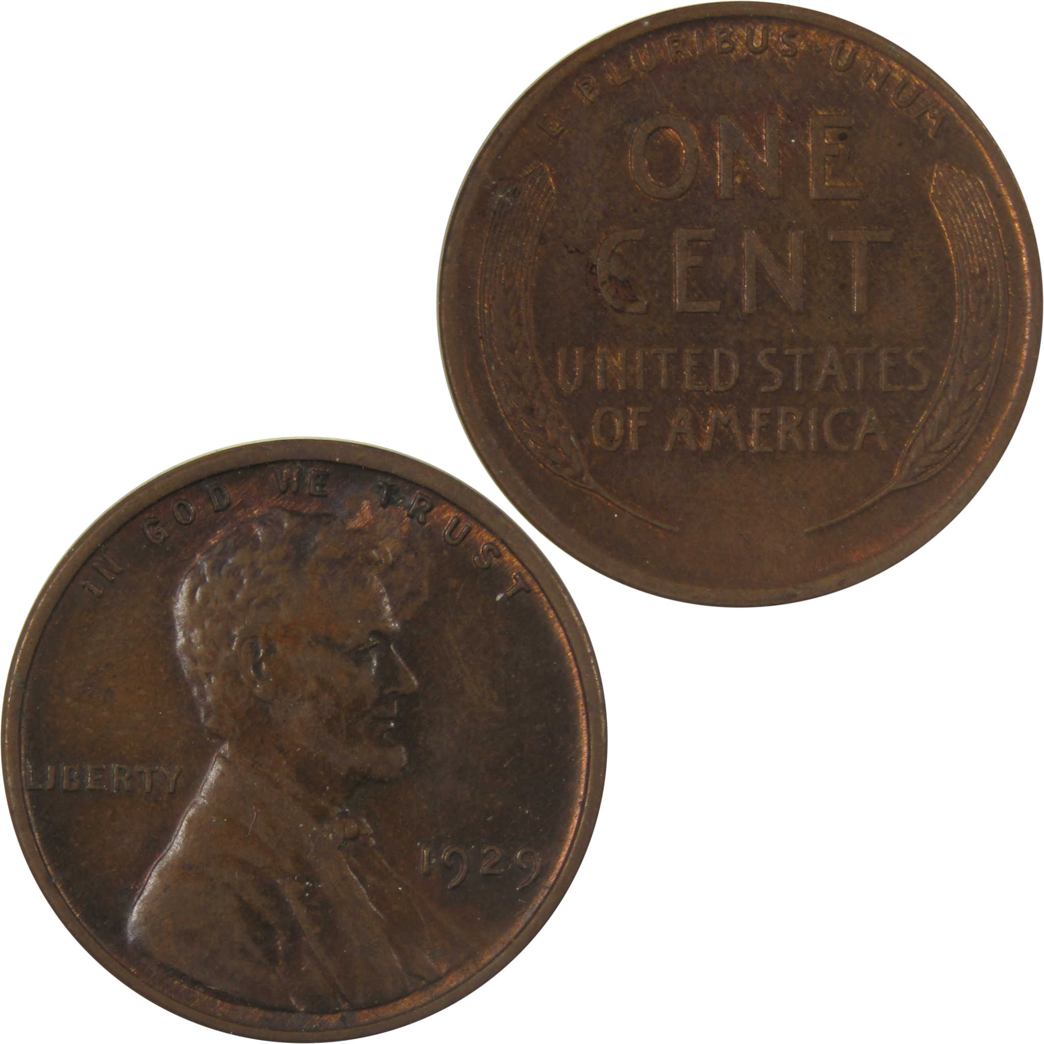 1929 Lincoln Wheat Cent Uncirculated Mint State Penny SKU:I25160