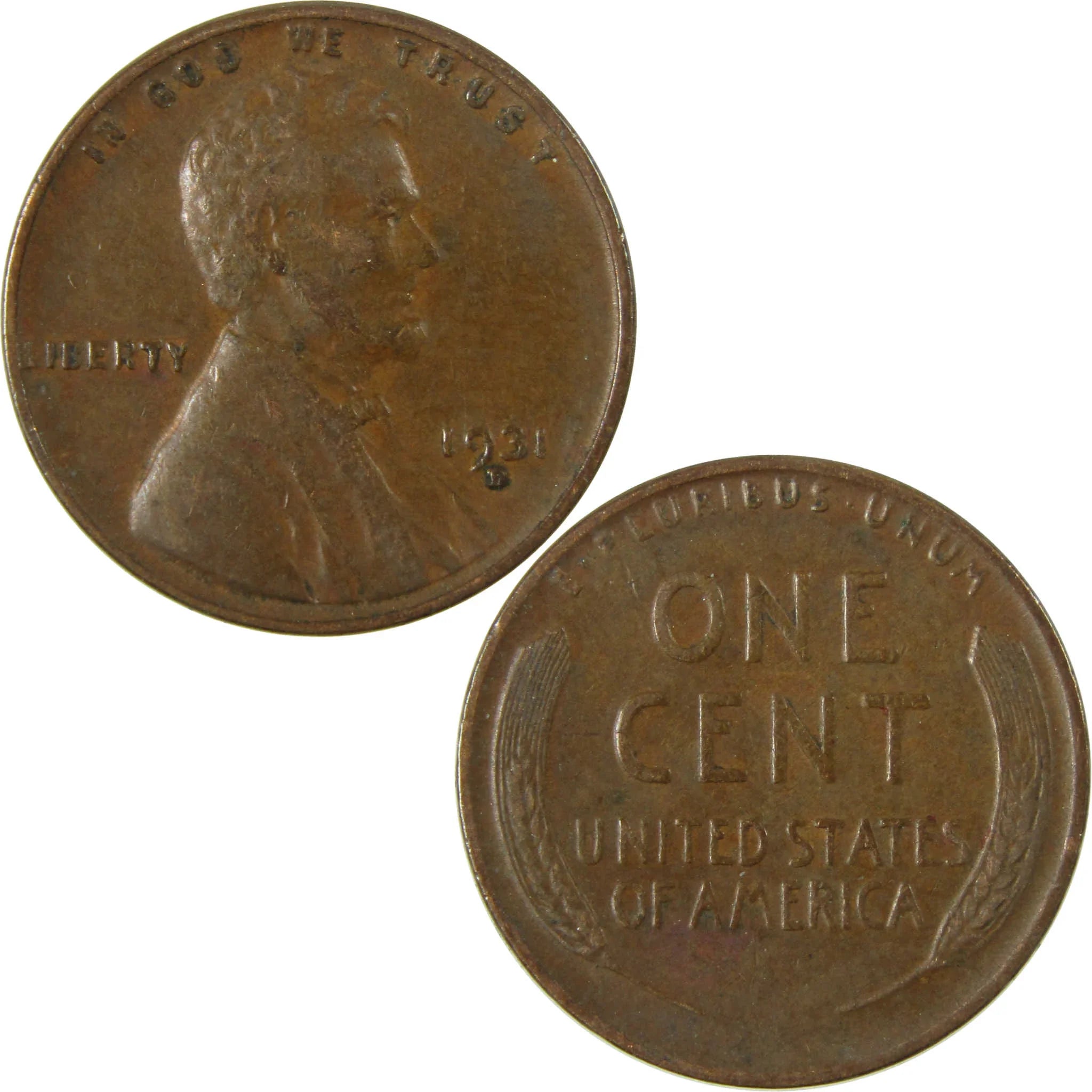 1931 D Lincoln Wheat Cent XF EF Extremely Fine Penny SKU:I27135
