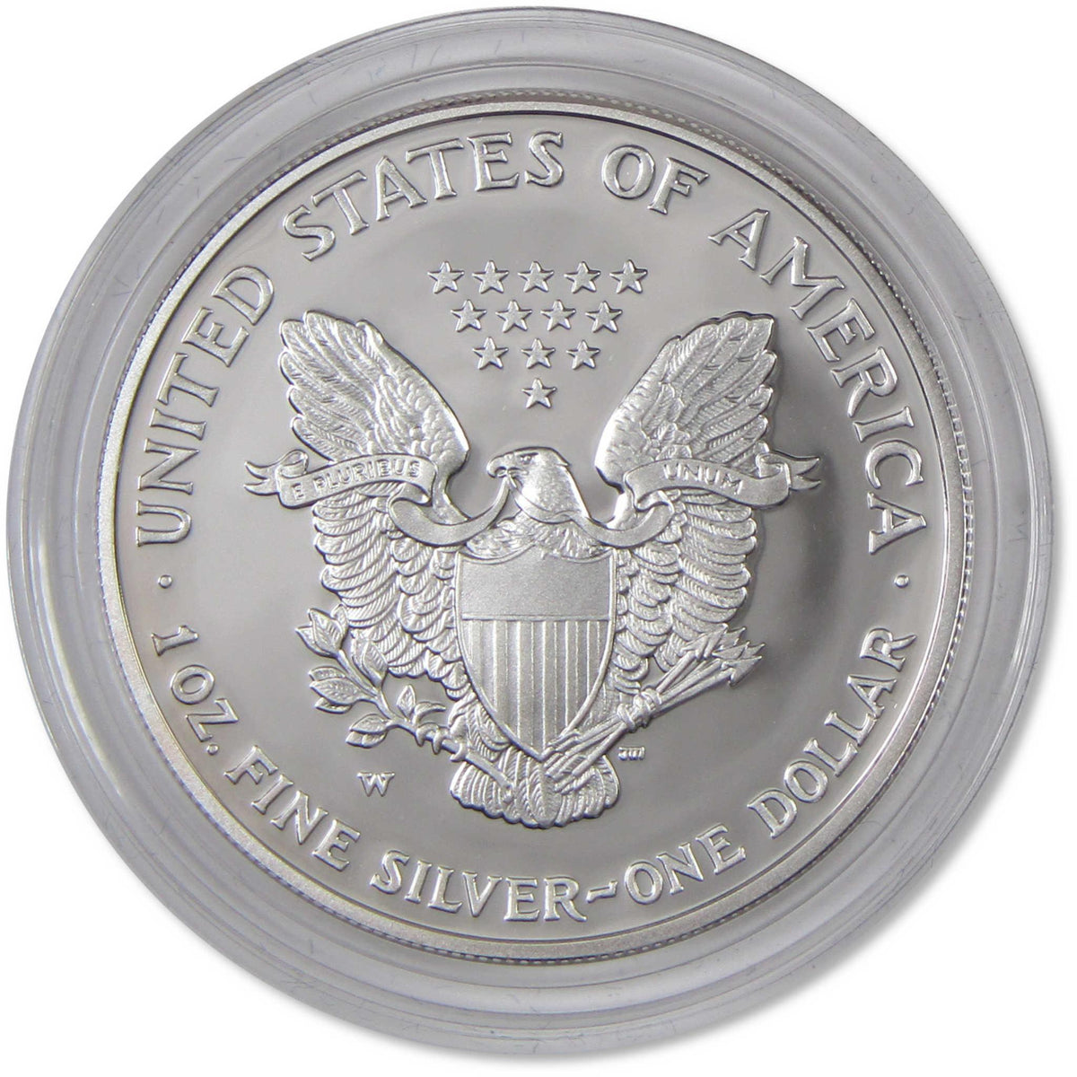 2007 W American Silver Eagle Proof $1 Coin Collectible OGP COA