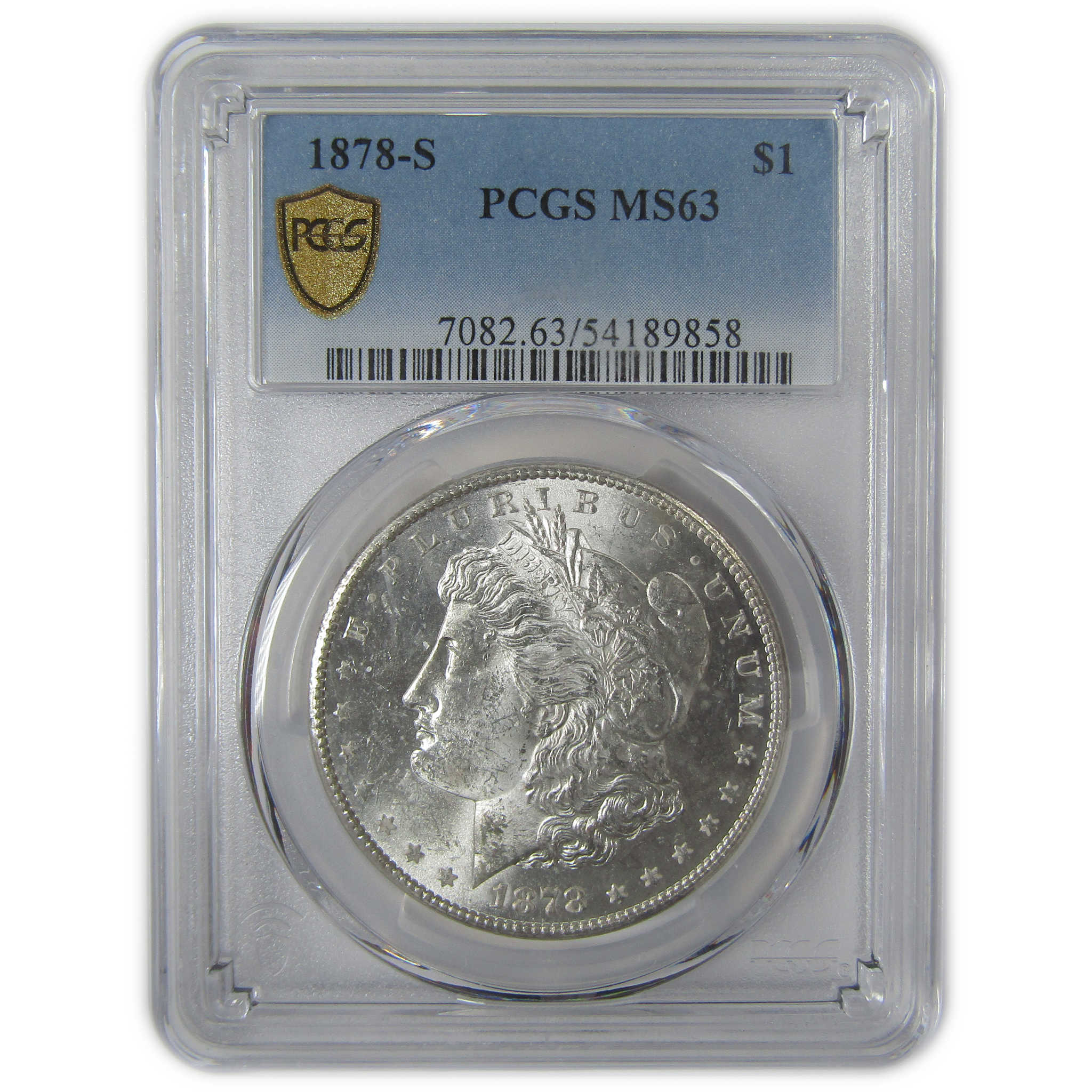 1878 S Morgan Dollar MS 63 PCGS Silver Uncirculated $1 Coin SKU:I23622 - Morgan coin - Morgan silver dollar - Morgan silver dollar for sale - Profile Coins & Collectibles