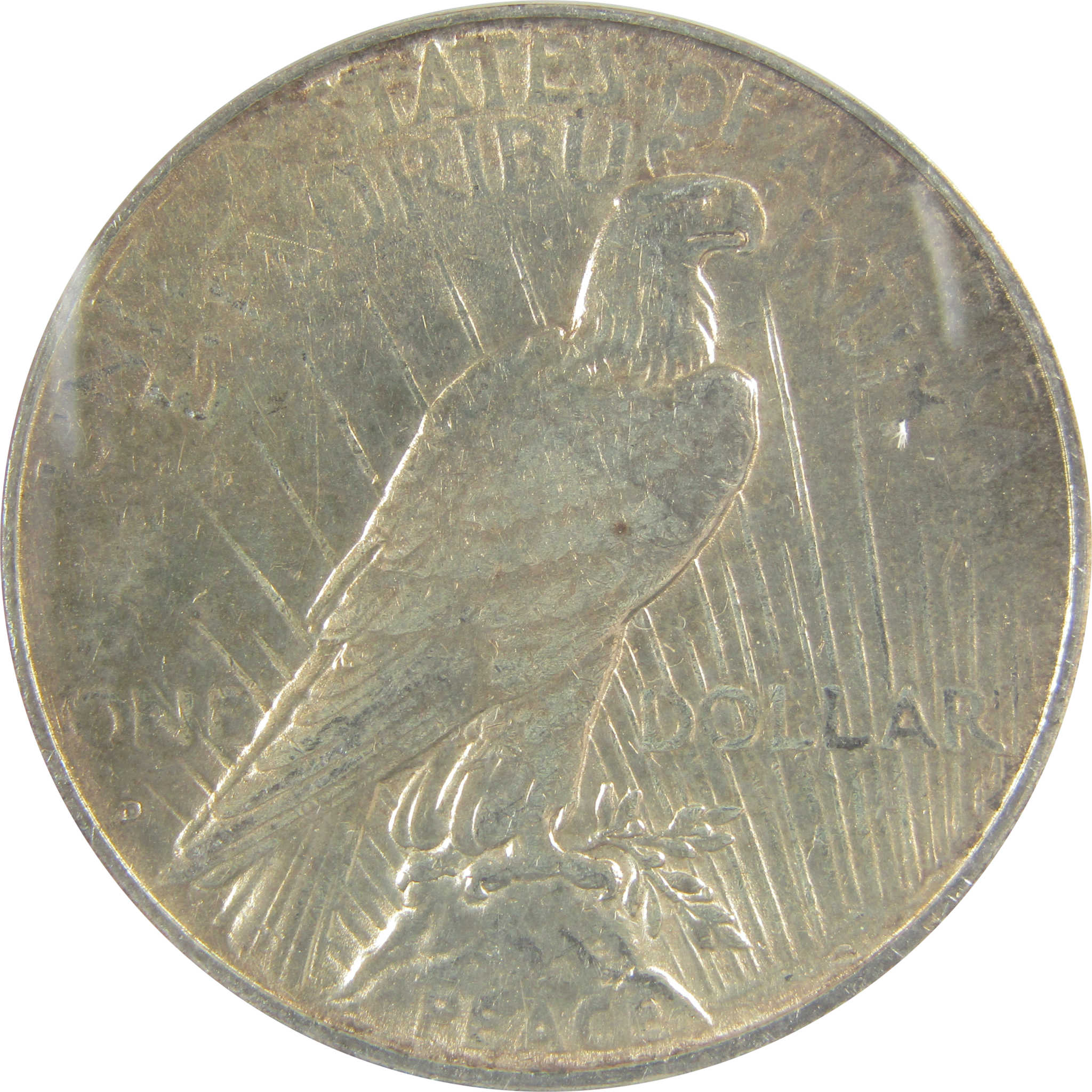 1934 D Peace Dollar EF 40 Details ANACS Silver $1 Coin SKU:I21563