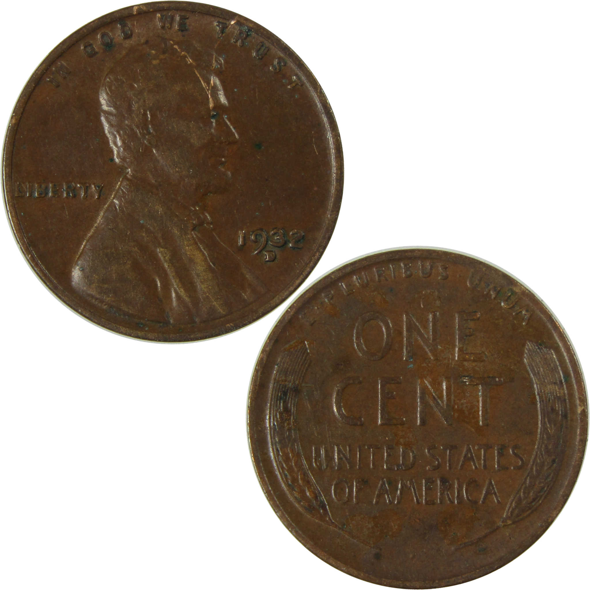 1932 D Lincoln Wheat Cent VF Very Fine Penny 1c Coin SKU:I26669