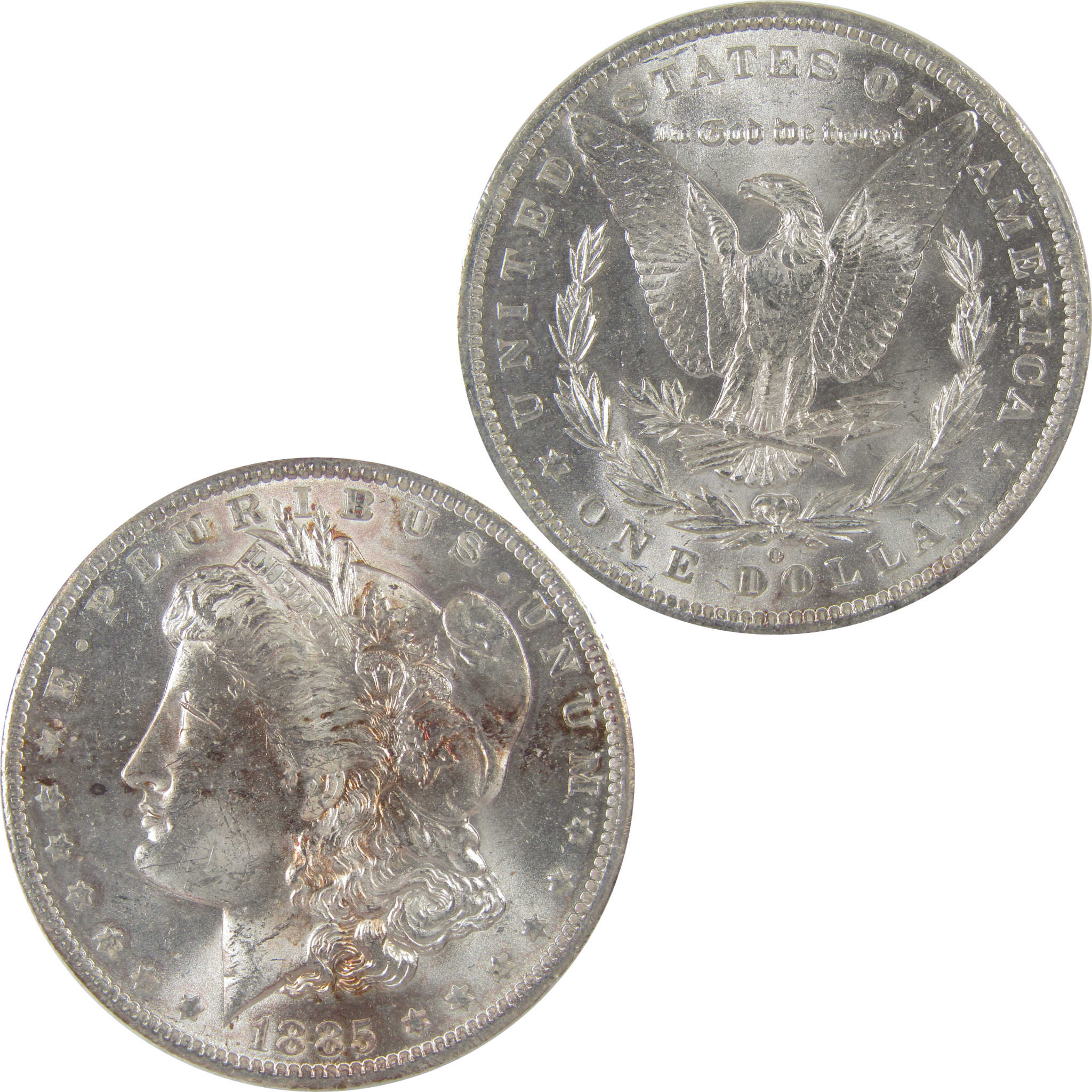 1885 O Morgan Dollar Uncirculated Silver $1 Coin SKU:I18696 - Morgan coin - Morgan silver dollar - Morgan silver dollar for sale - Profile Coins & Collectibles