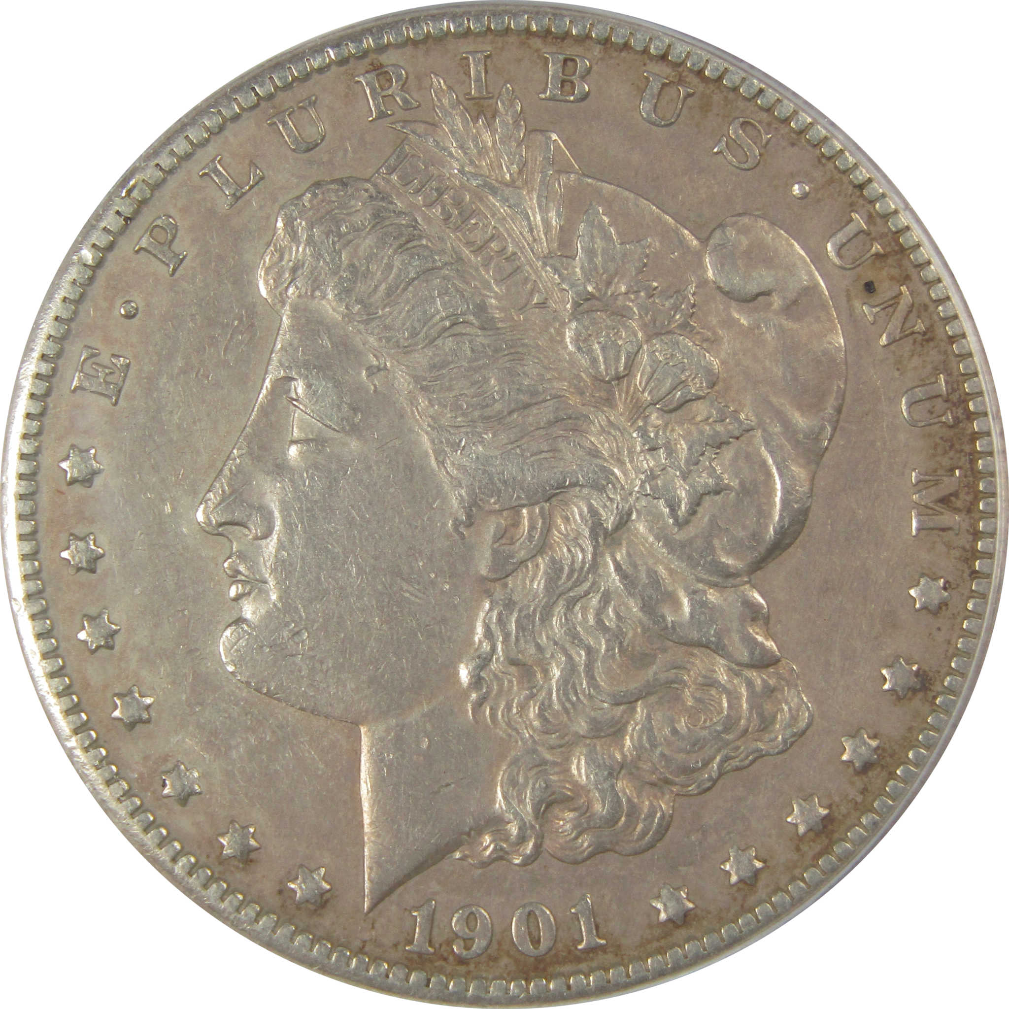 1901 S Morgan Dollar AU 50 Details ANACS Silver $1 Coin SKU:CP173 - Morgan coin - Morgan silver dollar - Morgan silver dollar for sale - Profile Coins & Collectibles