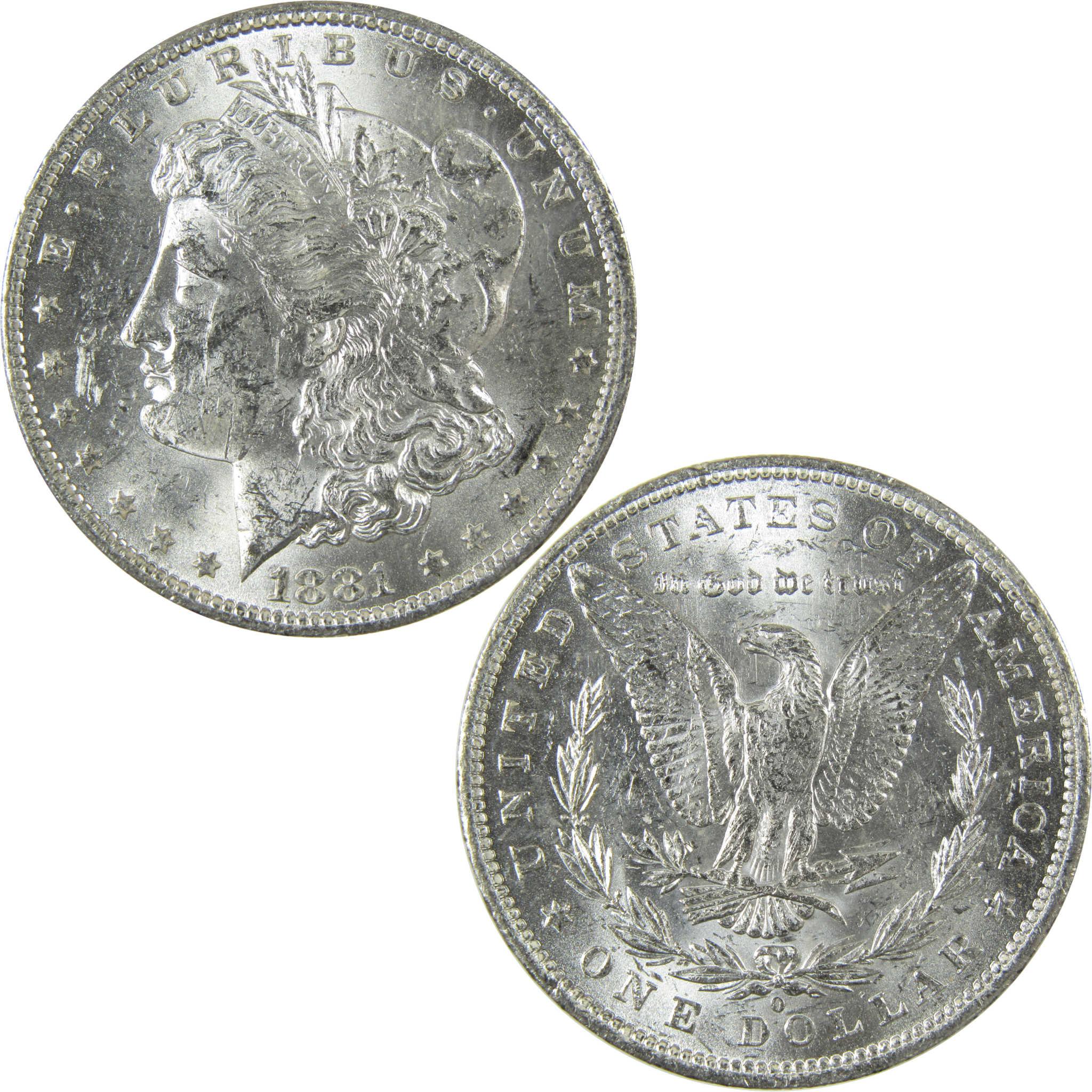 1881 O Morgan Silver Dollar Uncirculated Mint State $1 Coin SKU:I27695 - Morgan coin - Morgan silver dollar - Morgan silver dollar for sale - Profile Coins & Collectibles