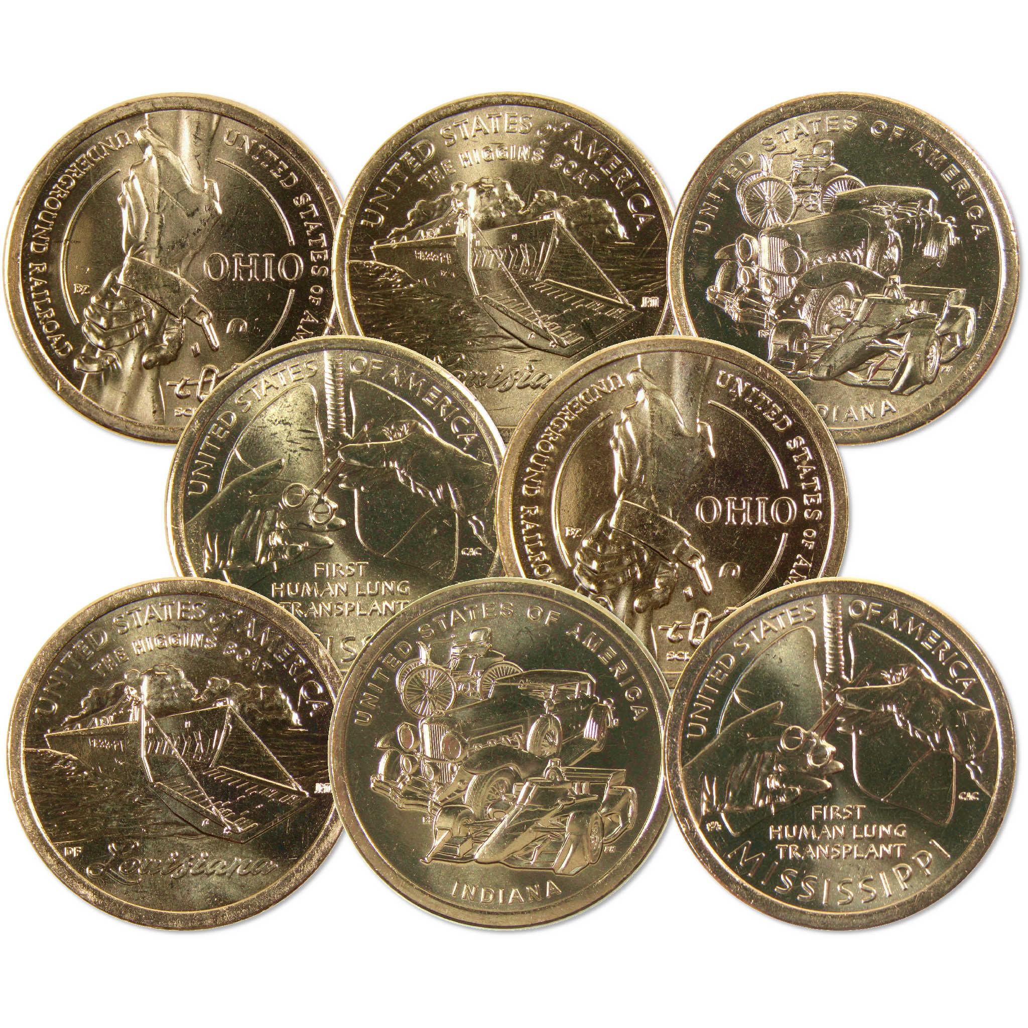 2023 P&D American Innovation Dollar 8 Coin Set Uncirculated