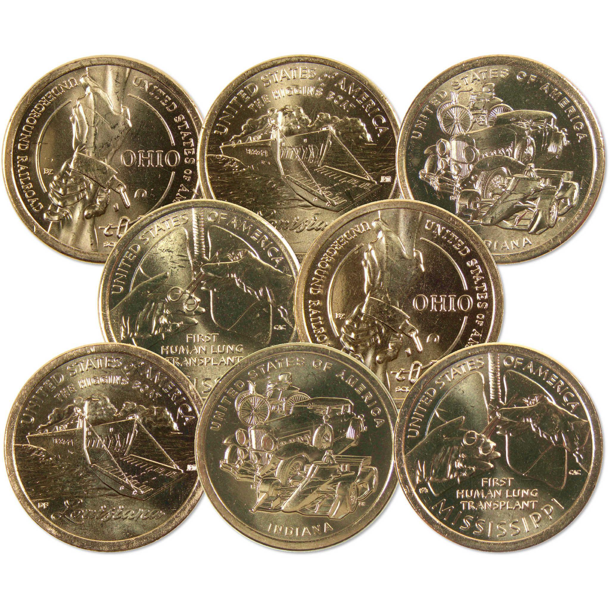 2023 P&D American Innovation Dollar 8 Coin Set Uncirculated