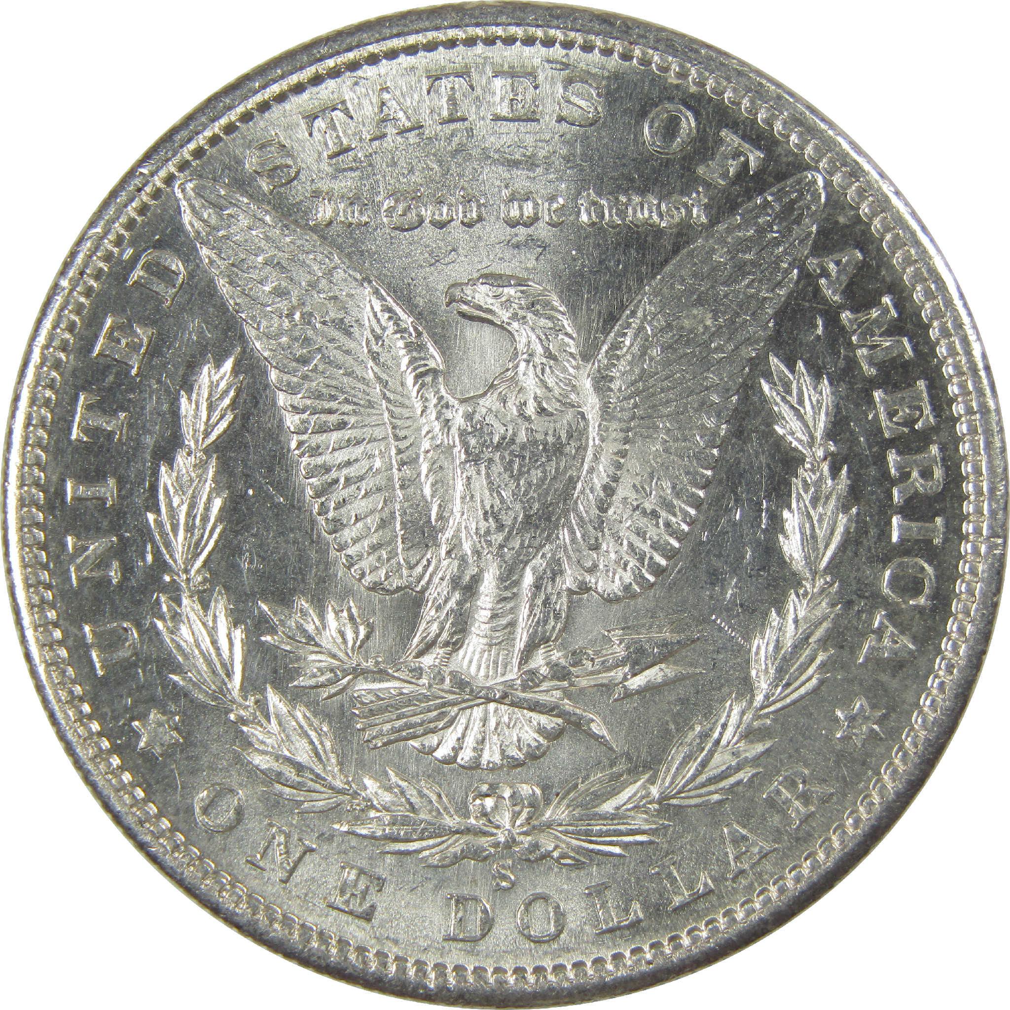1880 S Morgan Dollar CH AU Choice About Uncirculated Silver $1 Coin - Morgan coin - Morgan silver dollar - Morgan silver dollar for sale - Profile Coins & Collectibles