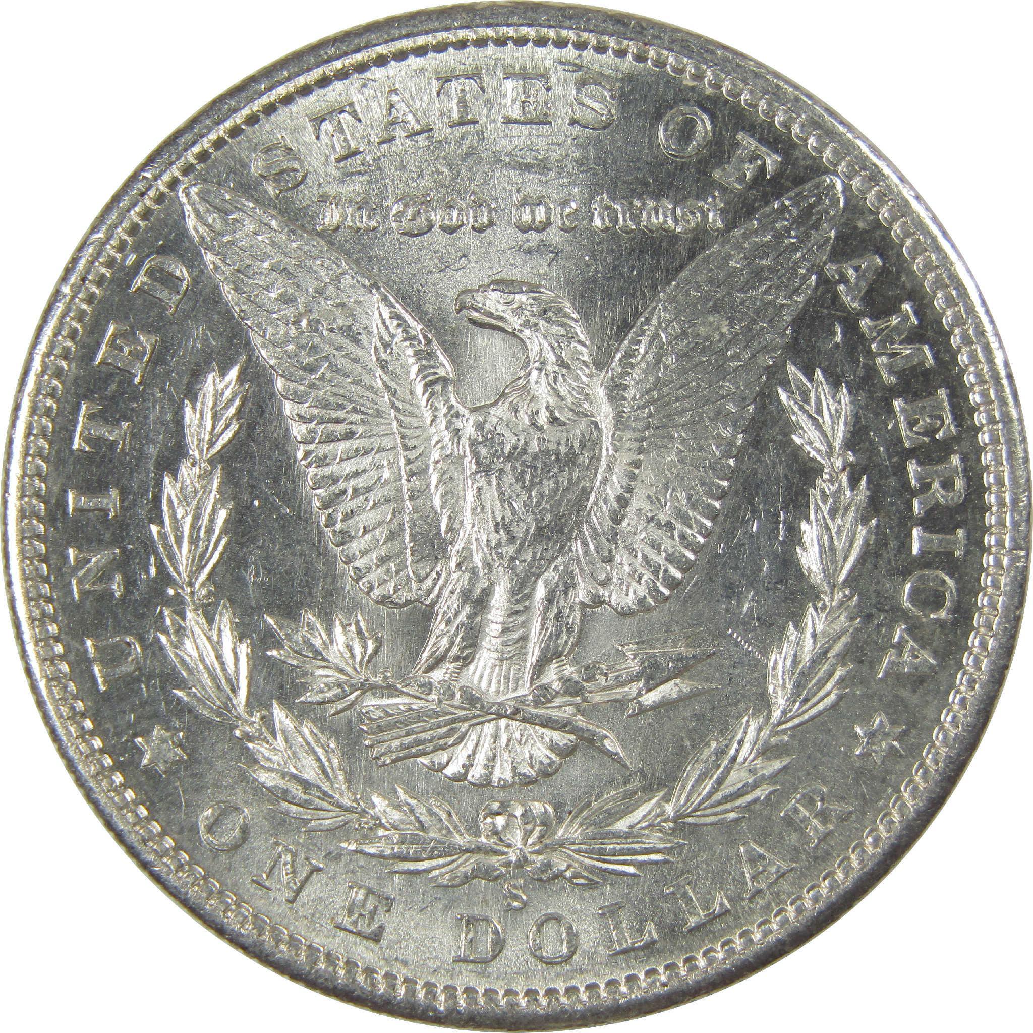 1880 S Morgan Dollar CH AU Choice About Uncirculated Silver $1 Coin - Morgan coin - Morgan silver dollar - Morgan silver dollar for sale - Profile Coins & Collectibles